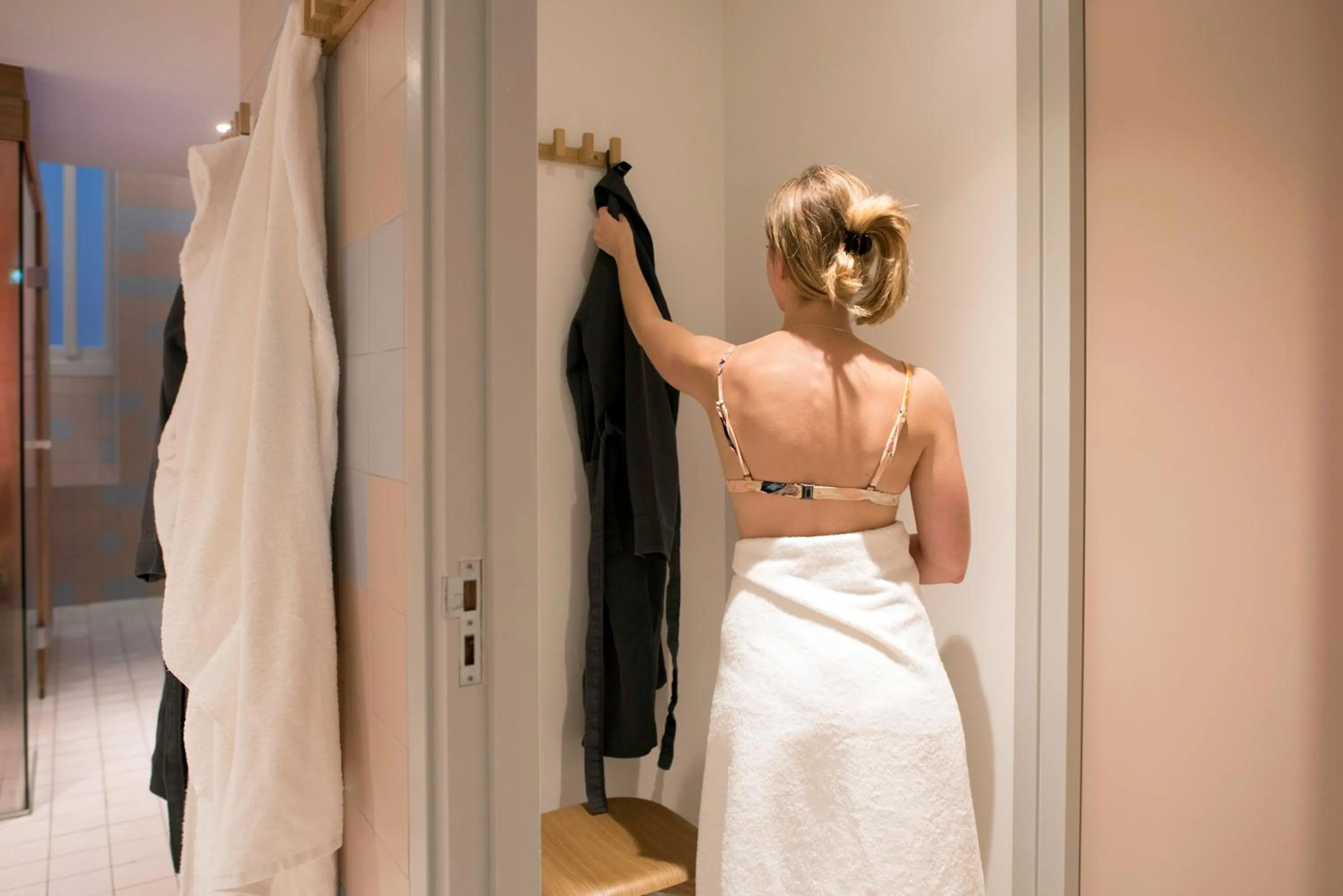 towels in The Green Elephant Hostel & Spa