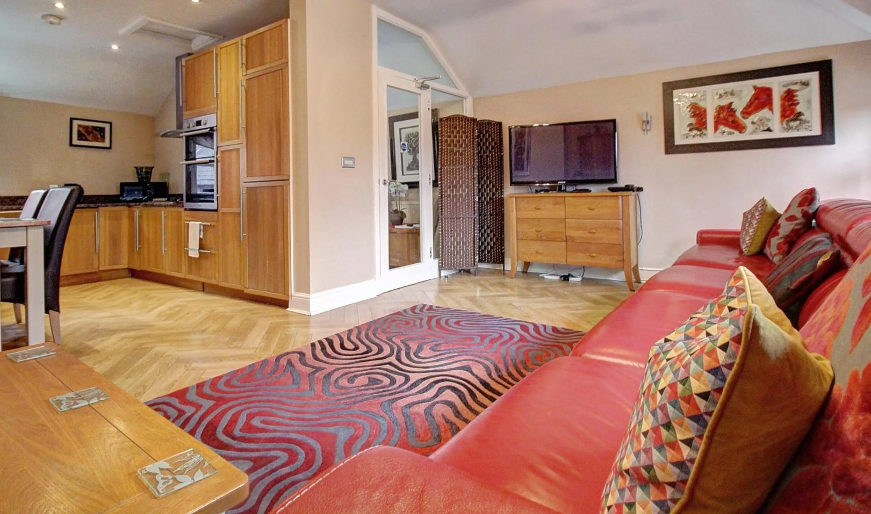 Living room in Chester Apartments