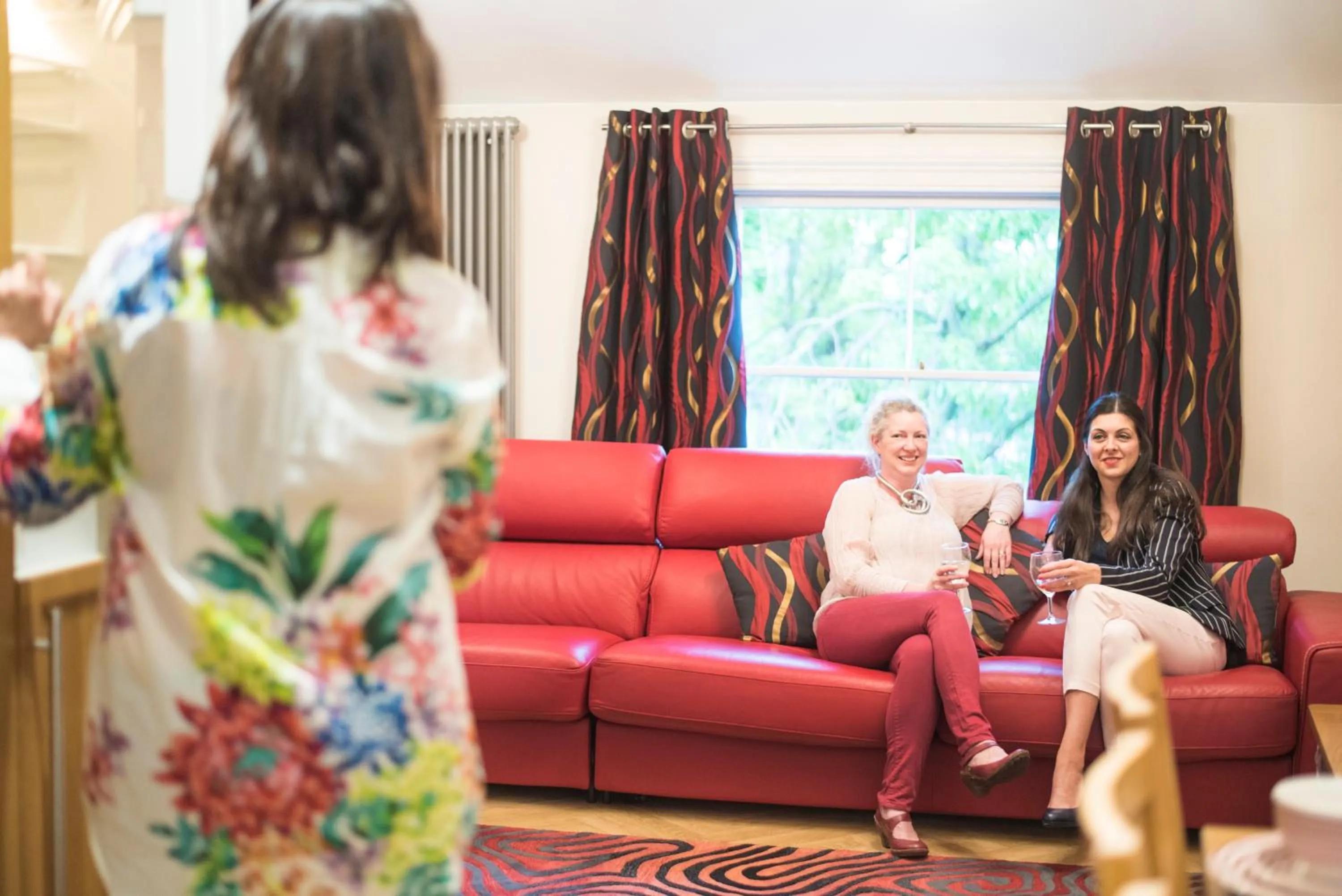 group of guests in Chester Apartments