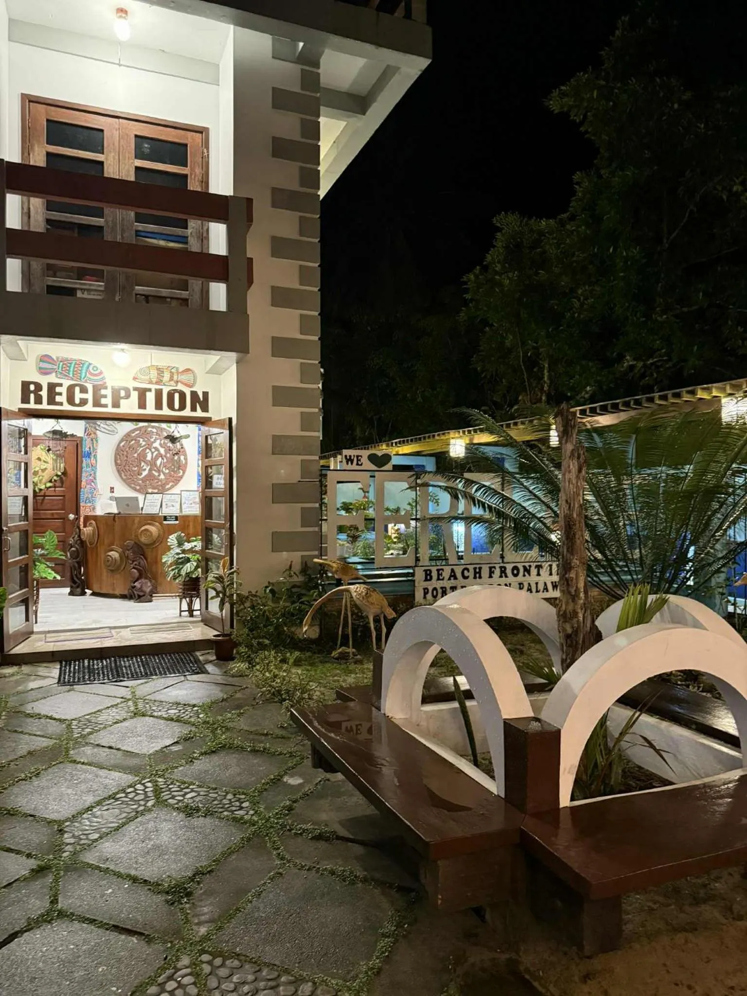 Garden in Ferellee Beach Front Inn