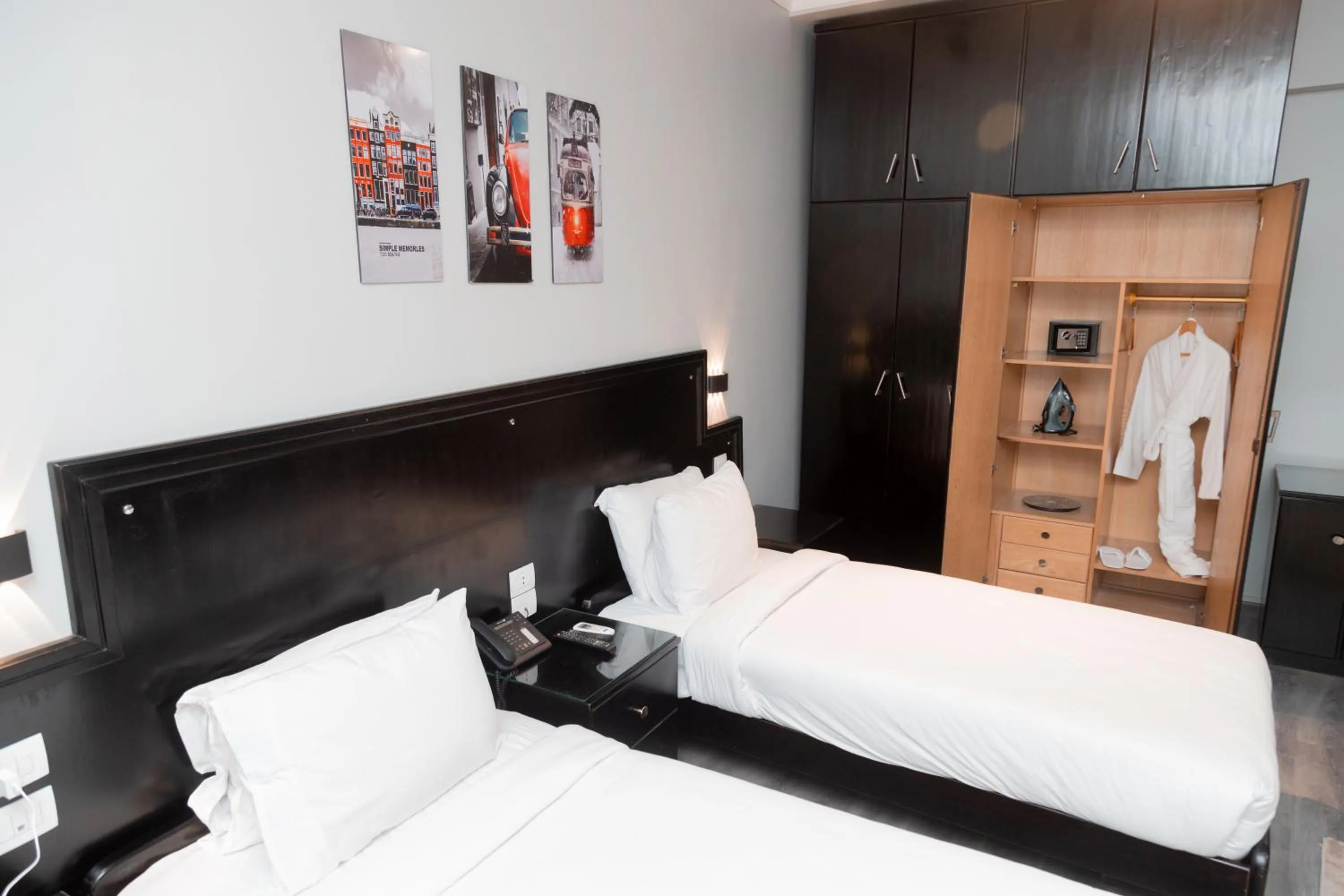 Bed in Assiut Cement Hotel