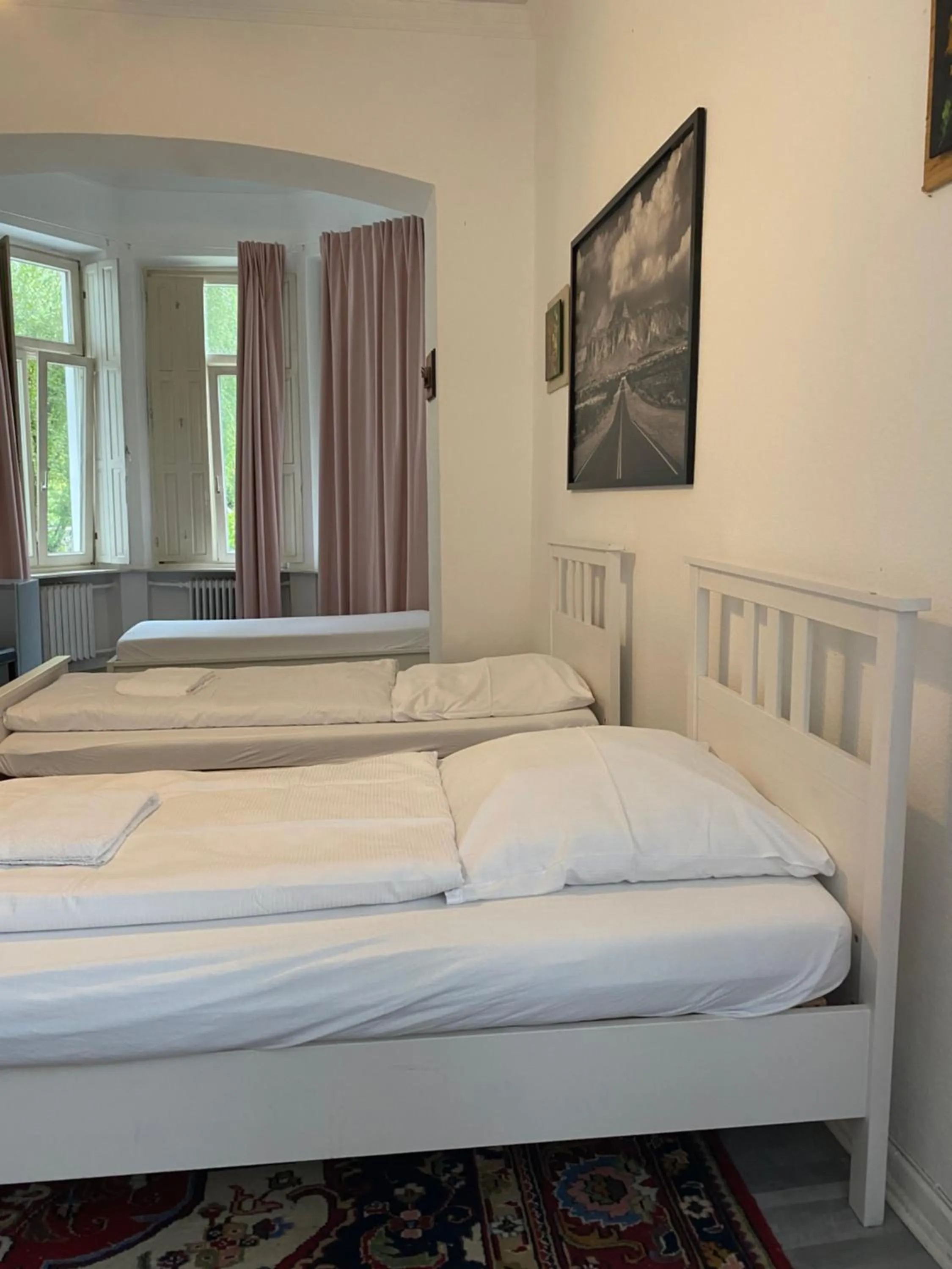 Bed in A&S Ferienwohnungen Koblenzer Strasse