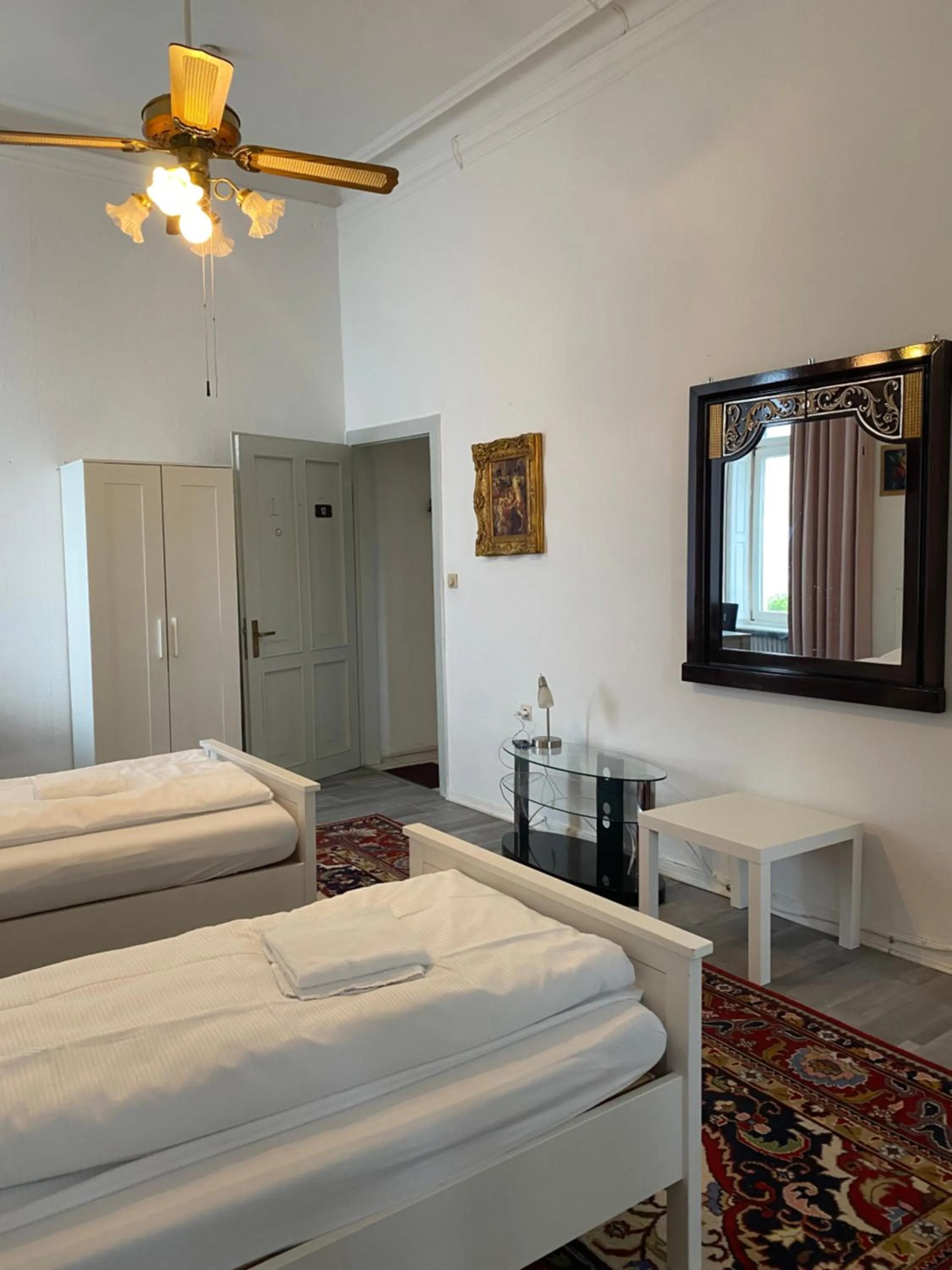 Bed in A&S Ferienwohnungen Koblenzer Strasse