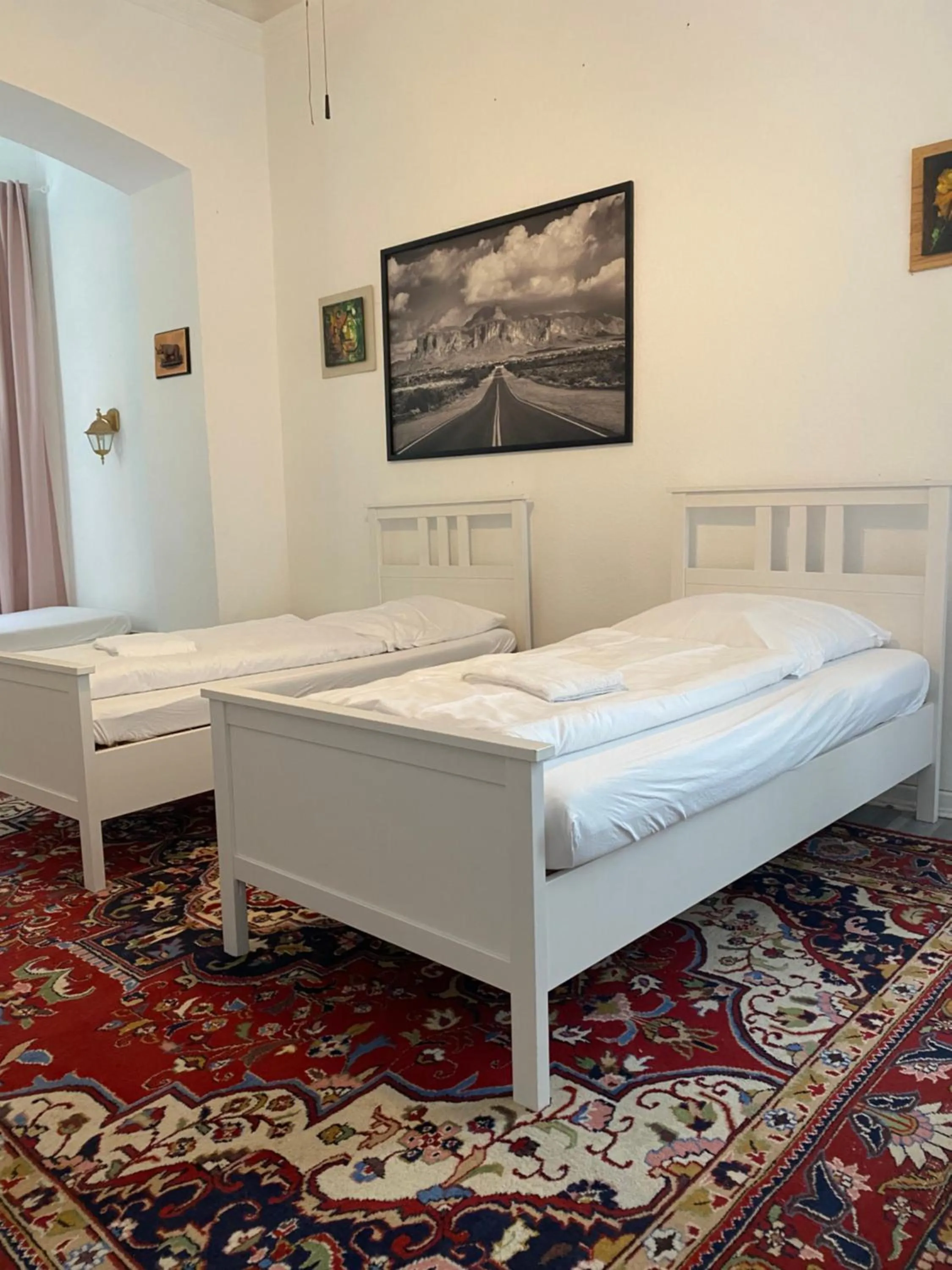 Bed in A&S Ferienwohnungen Koblenzer Strasse