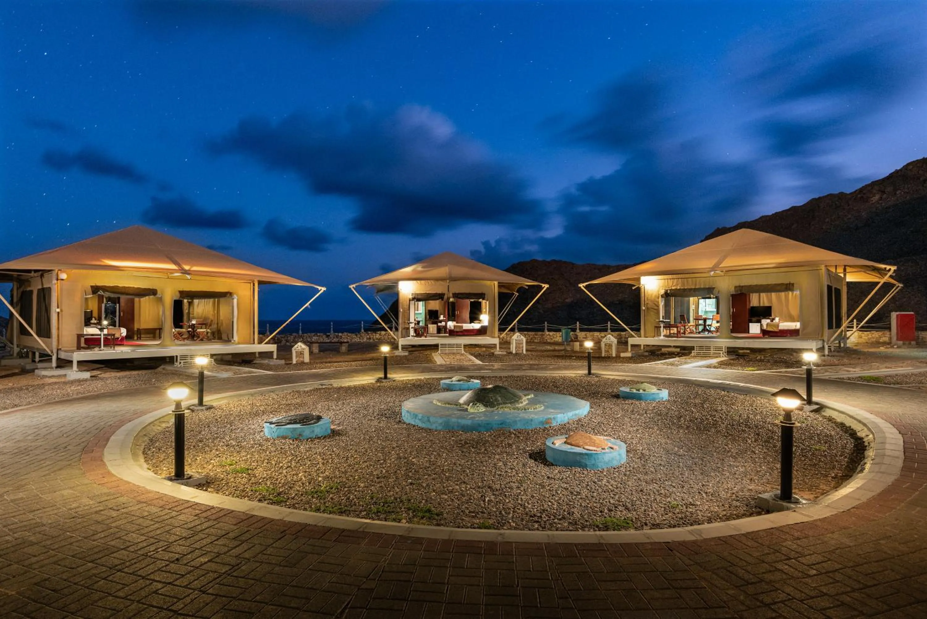 Property building in Ras Al Jinz Turtle Reserve