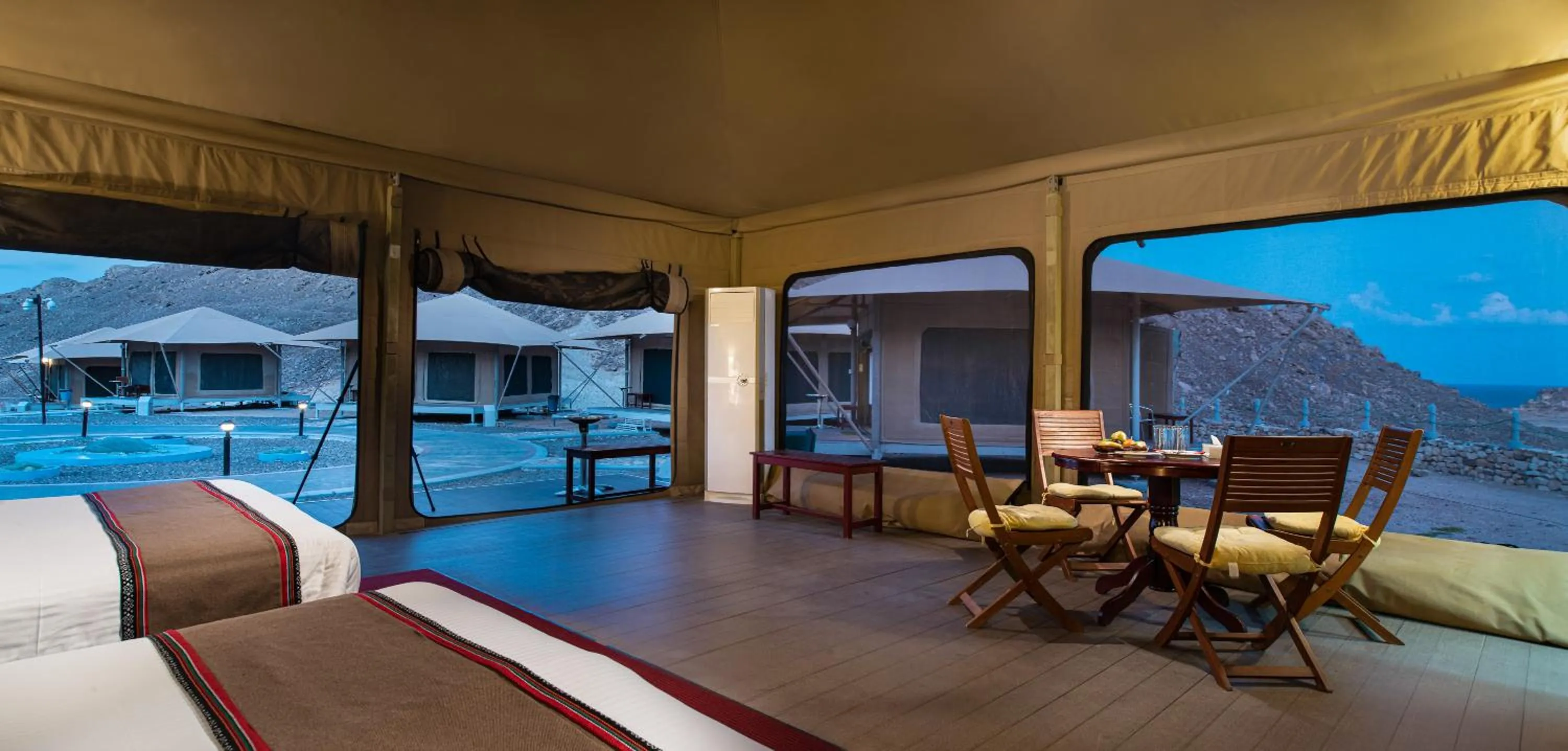 Bed in Ras Al Jinz Turtle Reserve