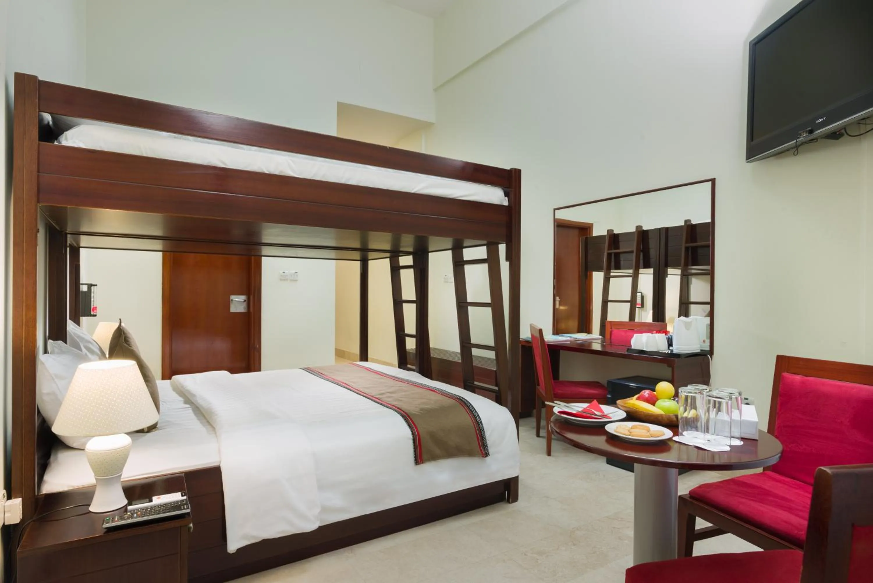 View (from property/room), Bed in Ras Al Jinz Turtle Reserve