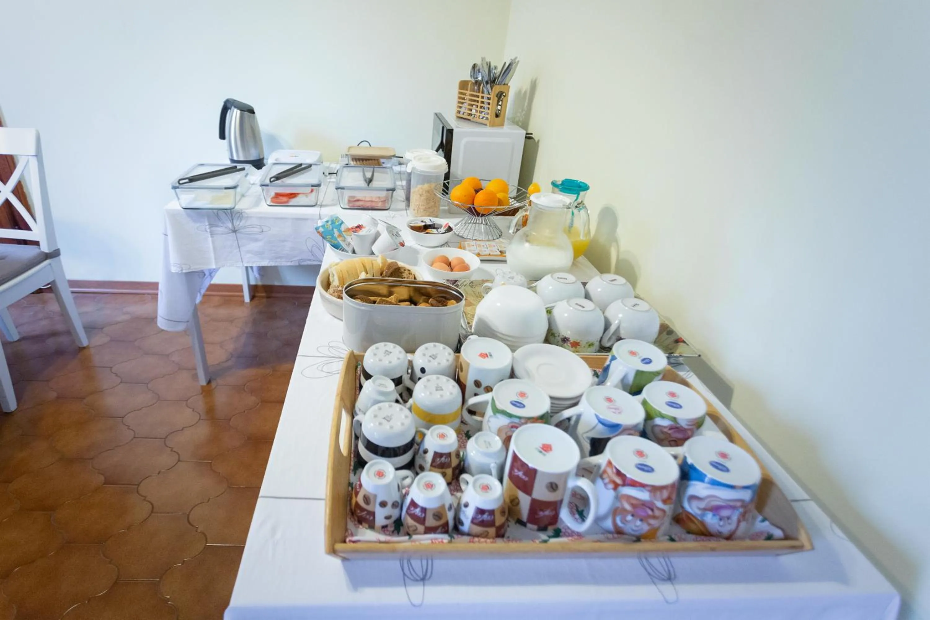 Buffet breakfast in Villa Magnolia Lago Maggiore