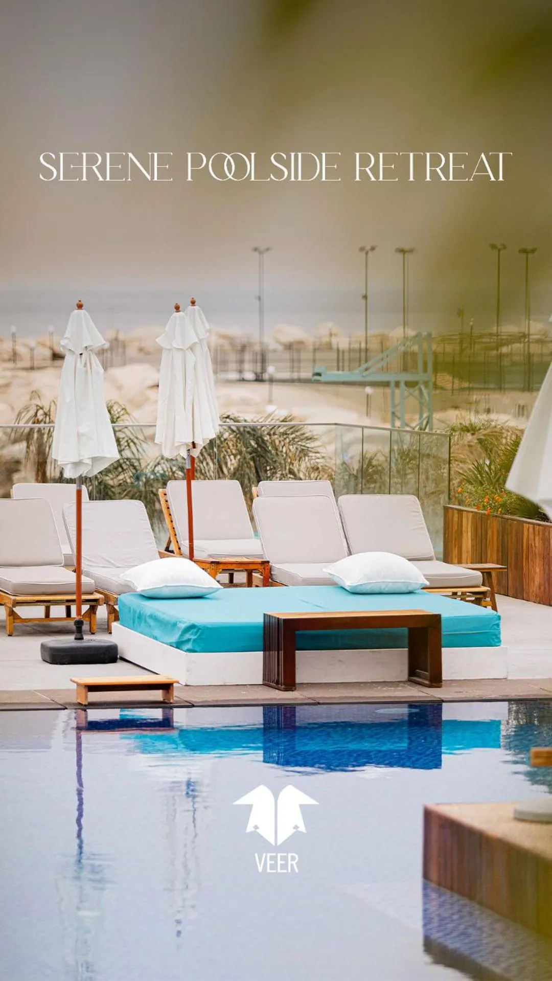 Swimming pool in Veer Luxury Boutique Hotel & Beach Club