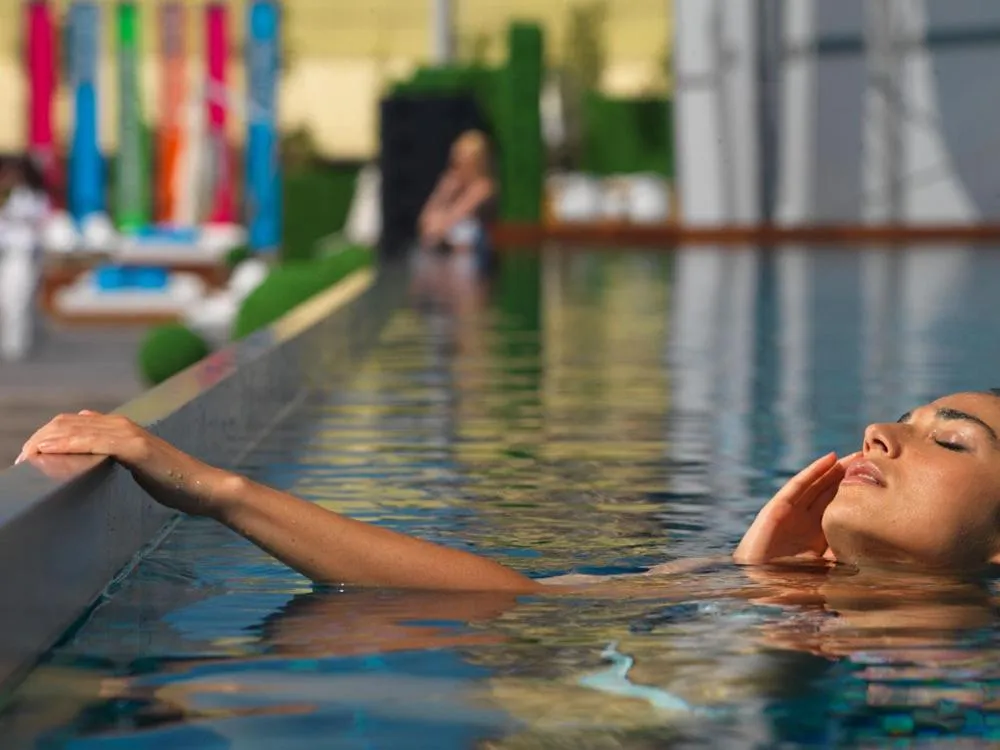 Swimming pool in Veer Luxury Boutique Hotel & Beach Club