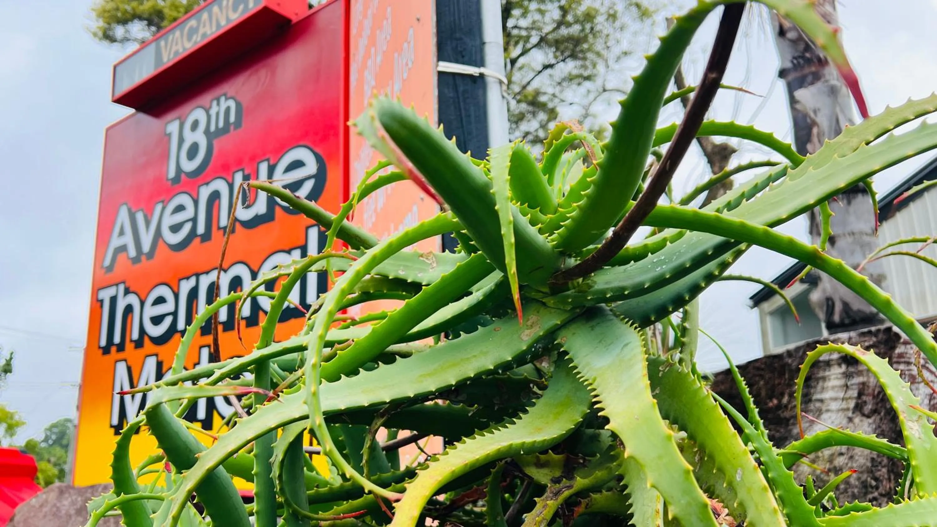 Property logo or sign in 18th Avenue Thermal Motel