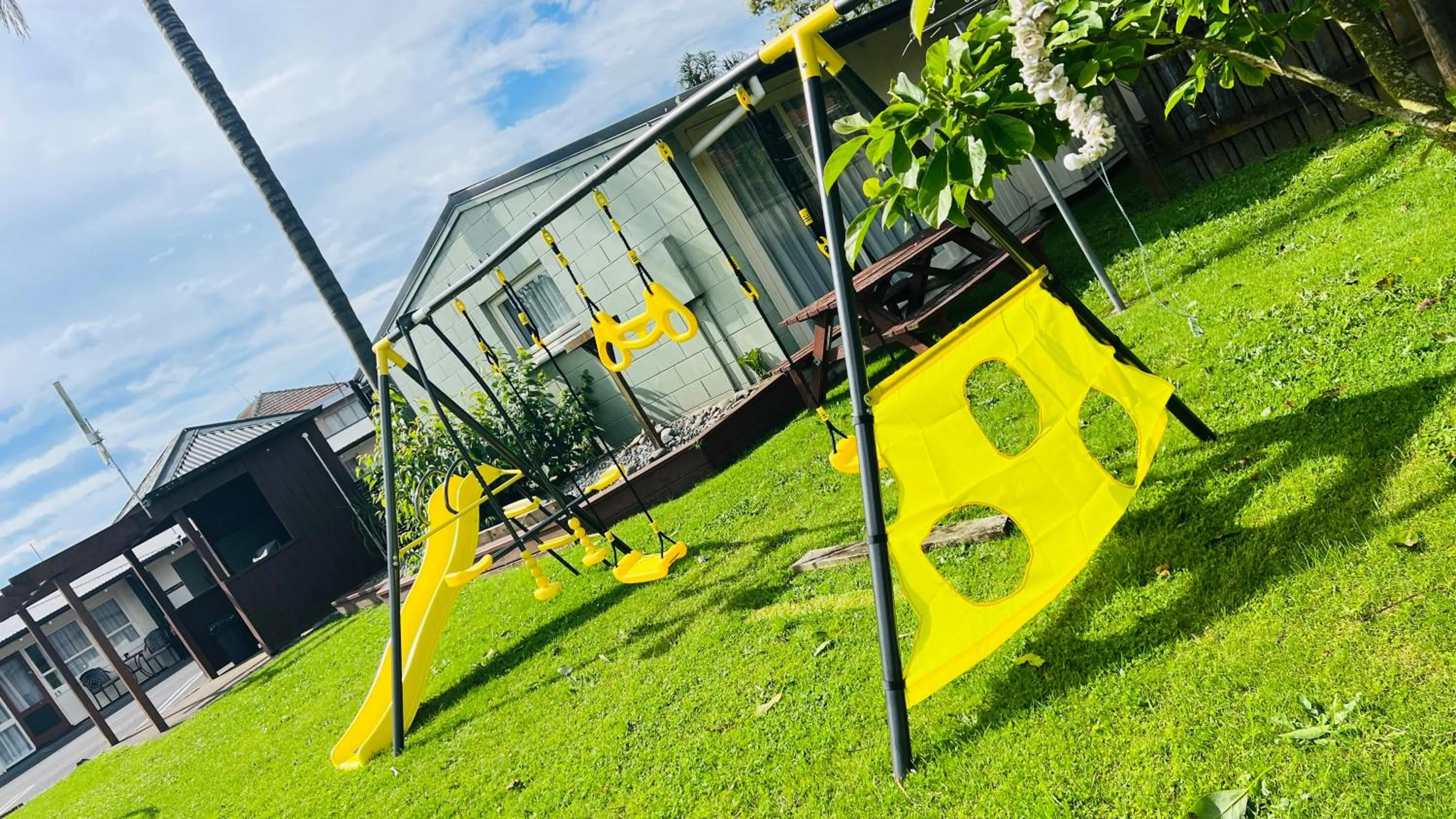 Children play ground in 18th Avenue Thermal Motel