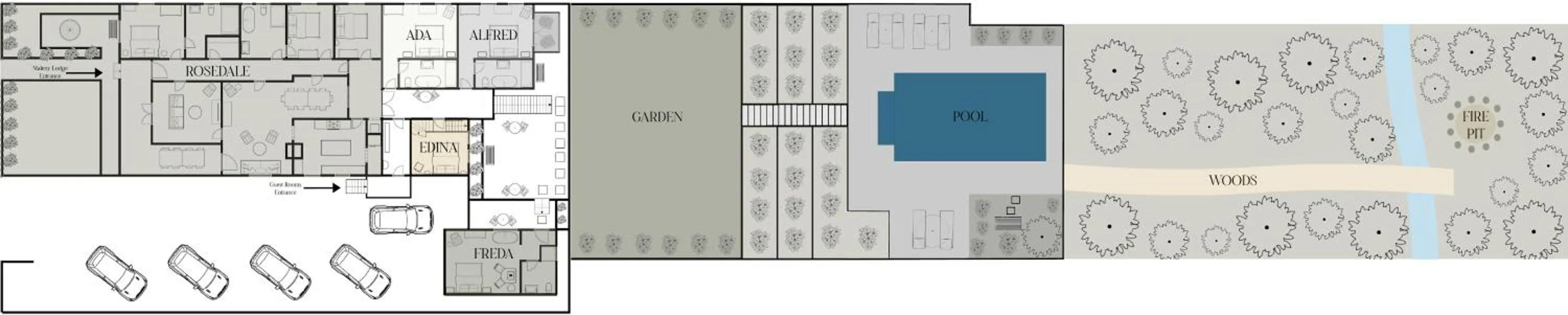 Floor plan in Maleny Lodge