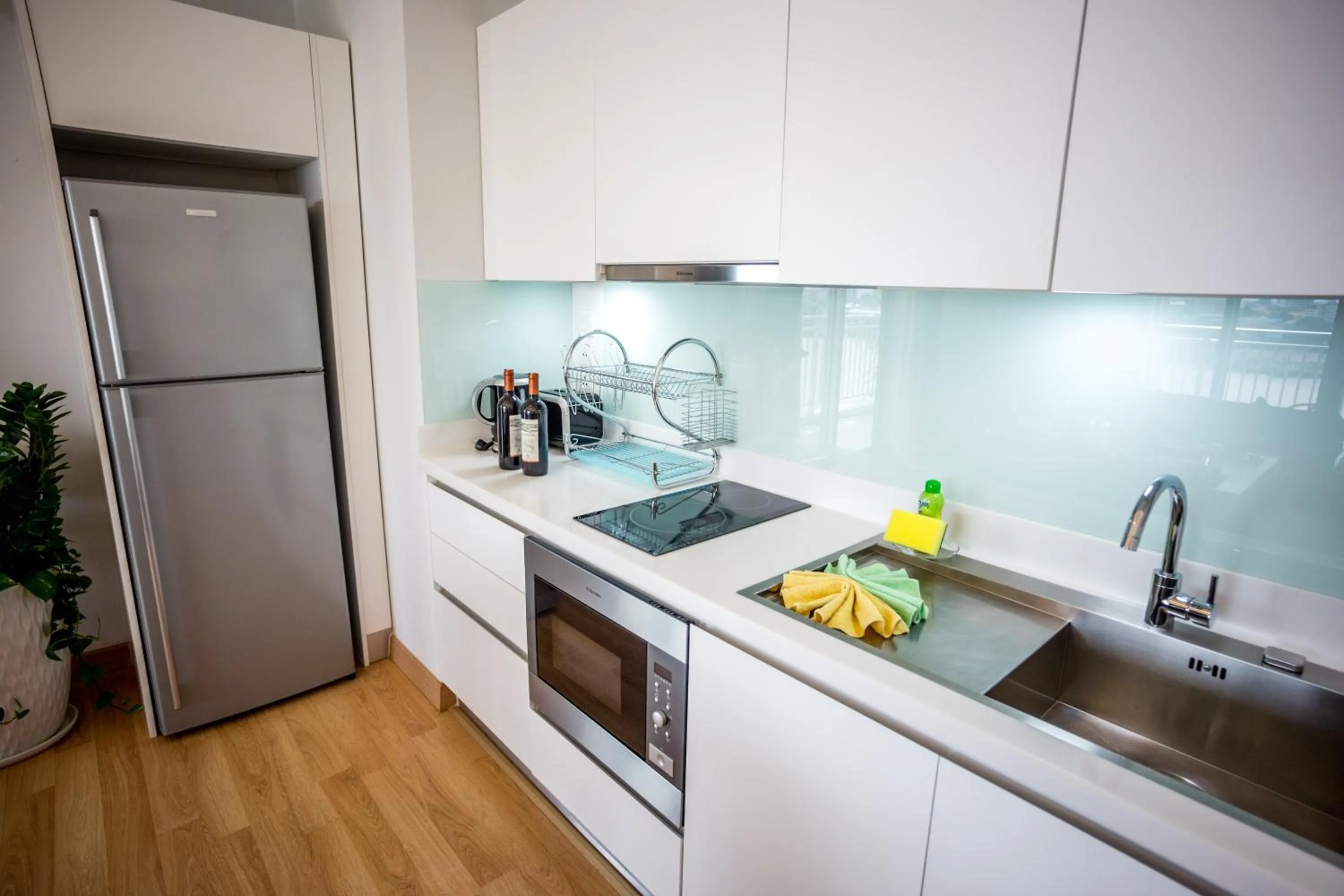 Kitchen or kitchenette in Bellevue Serviced Apartments