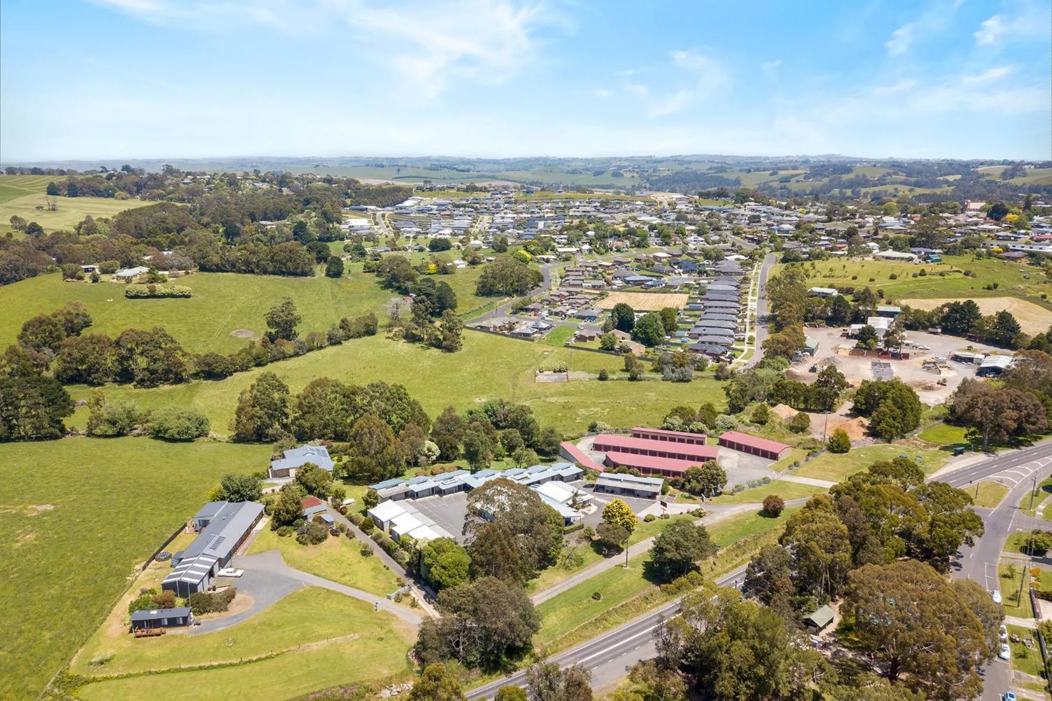 Bird's eye view in Coal Creek Motel