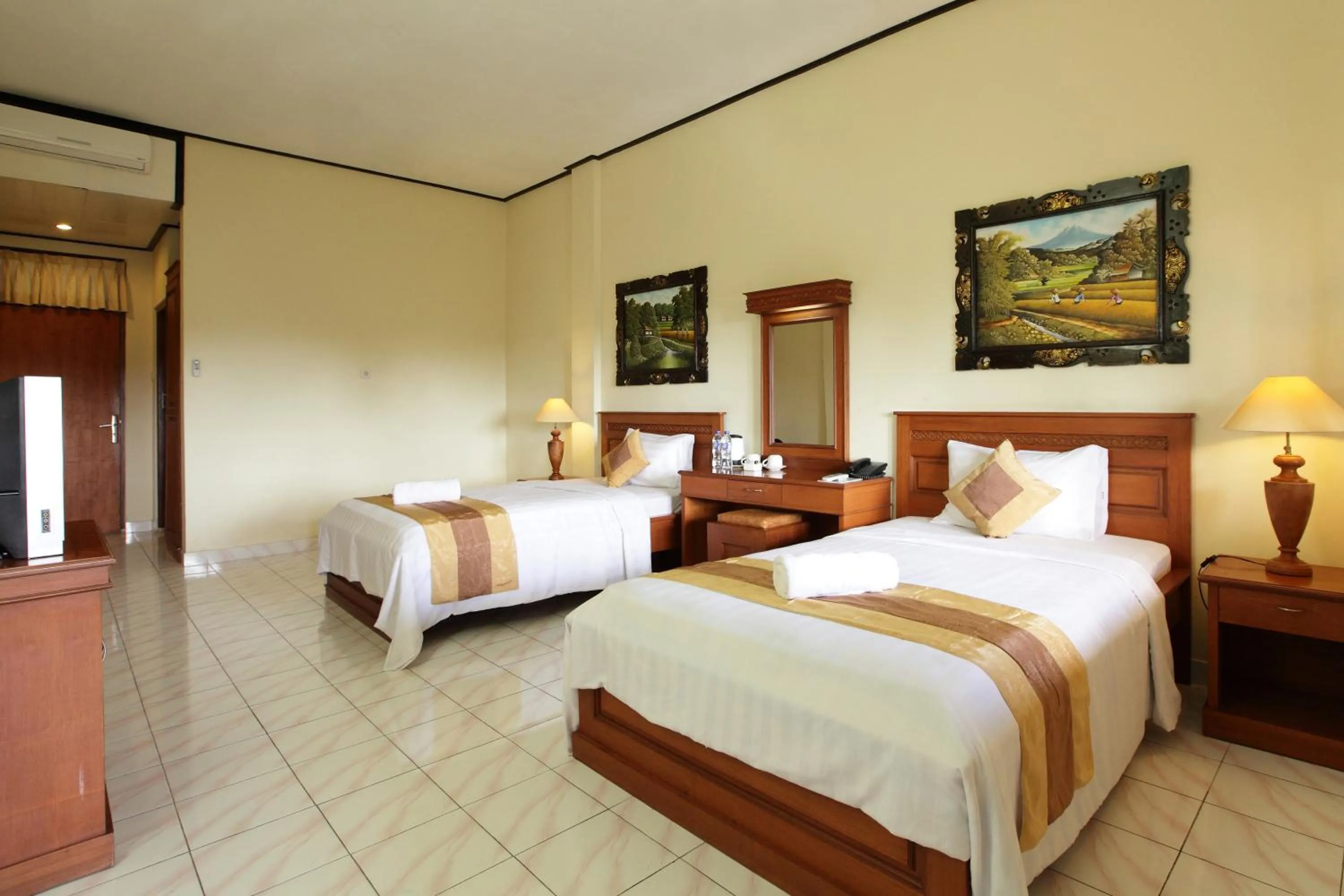 Bed in Bali Sandy Resort