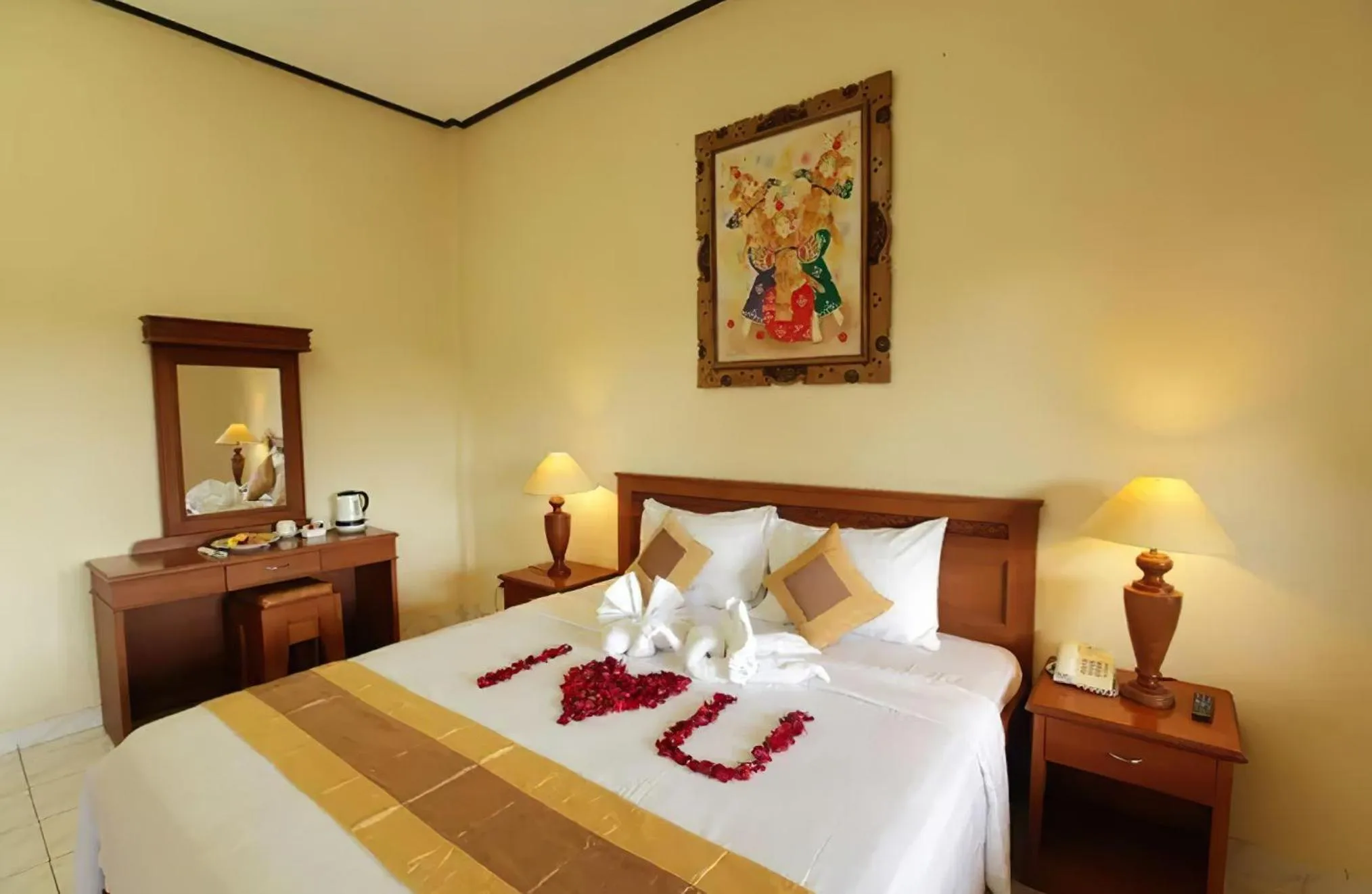 Bedroom, Bed in Bali Sandy Resort