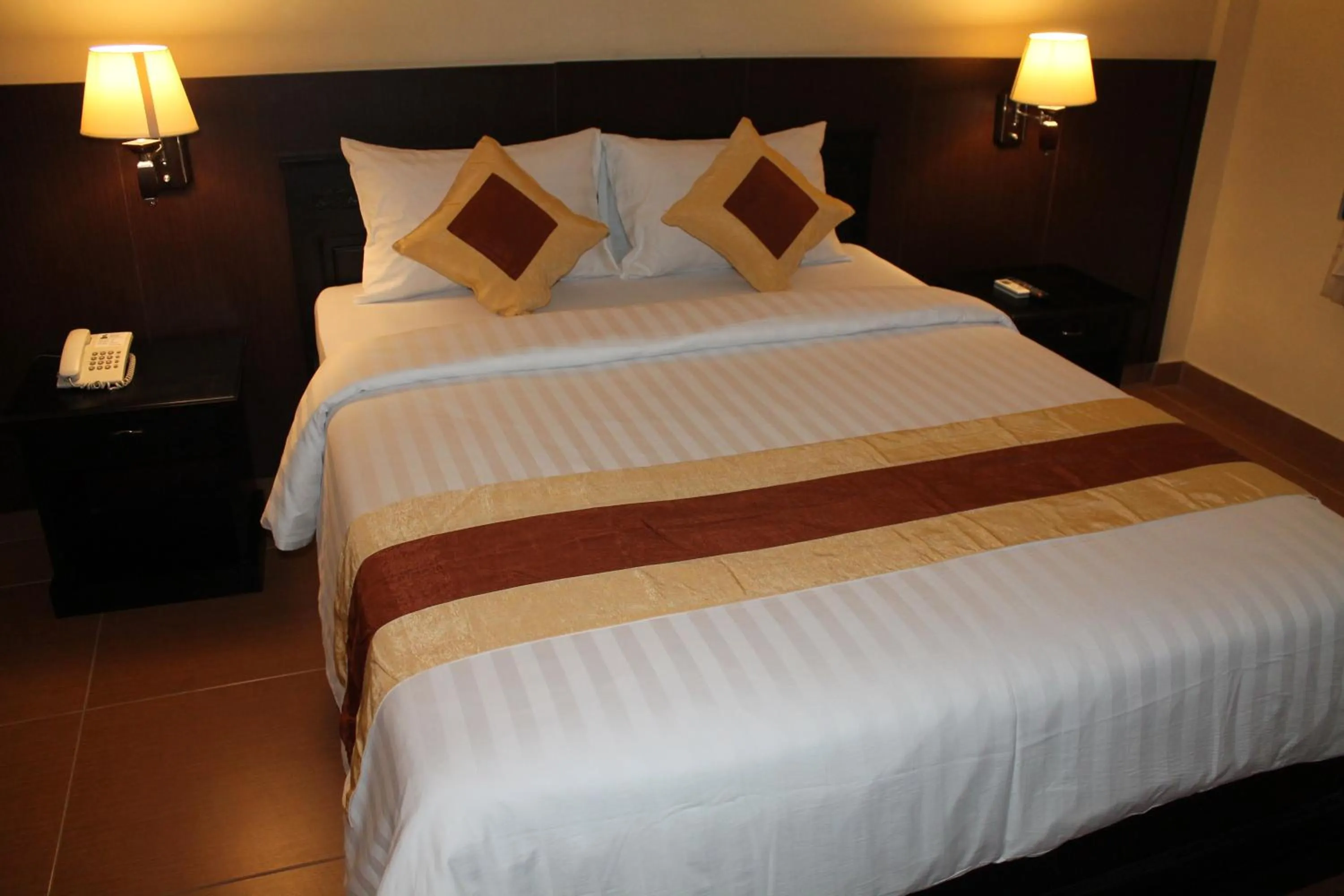 Bed in Bali Sandy Resort