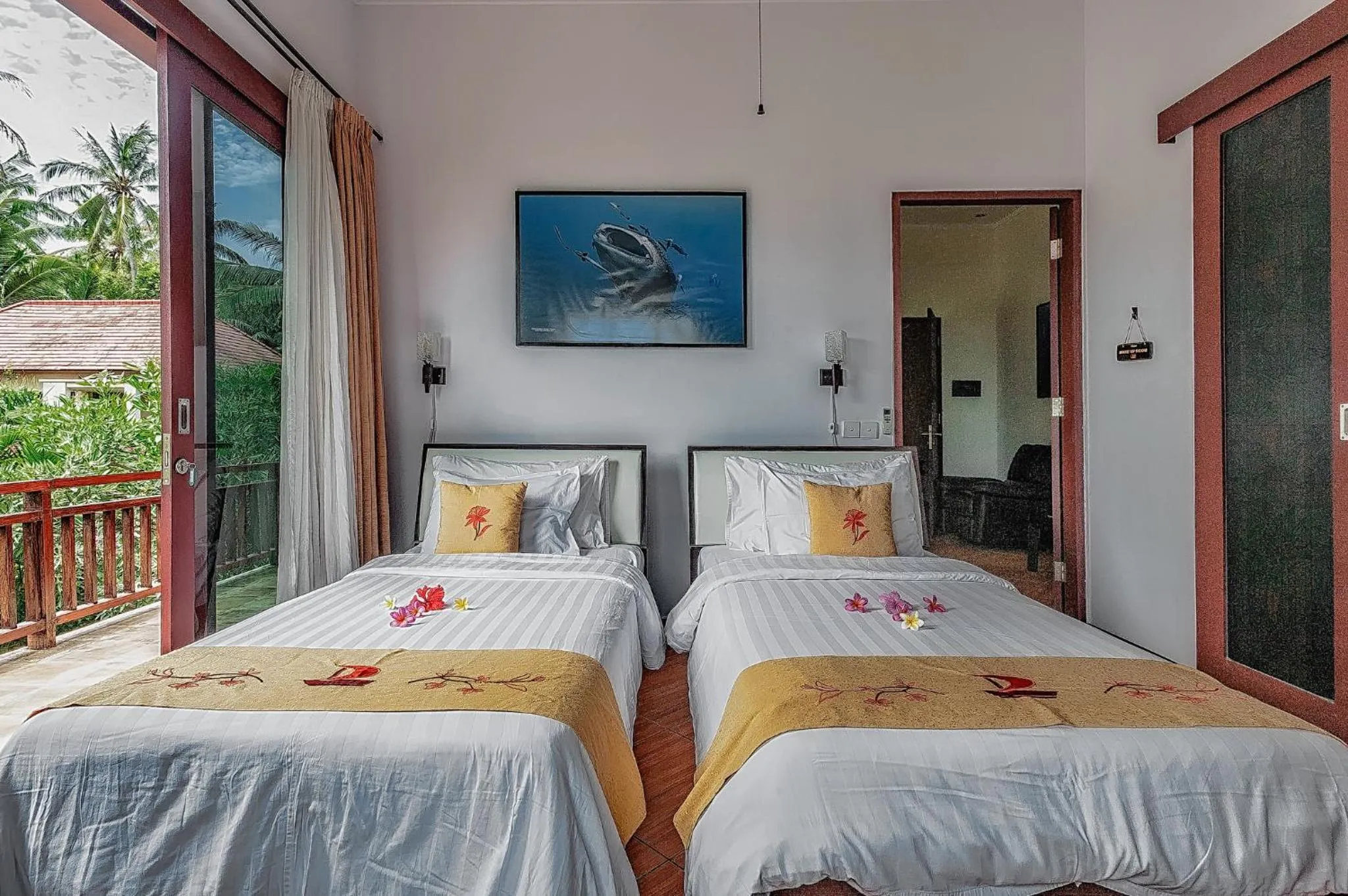 Bed in Orlowsky Discovery Candidasa Hotel