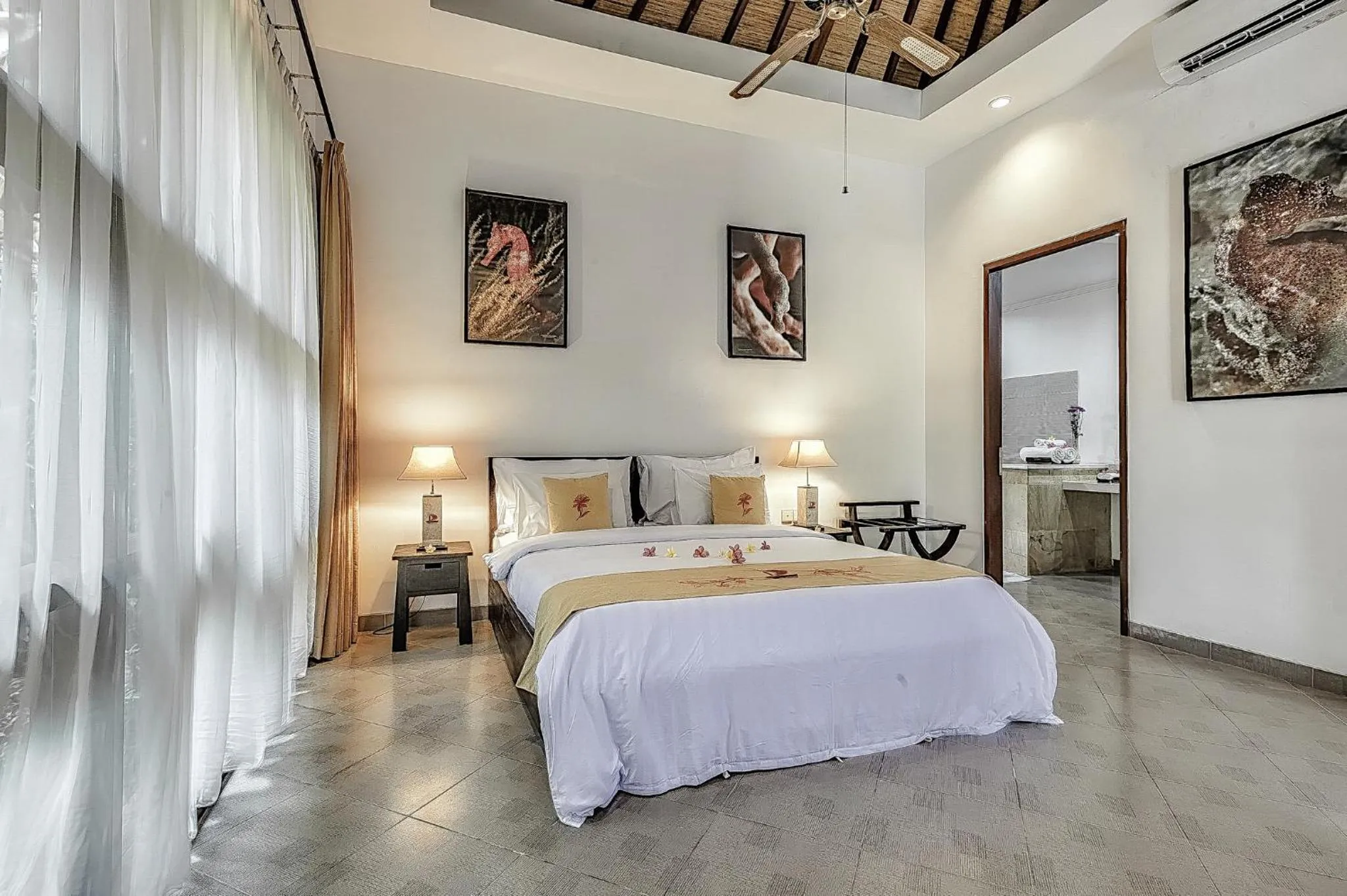 Bed in Orlowsky Discovery Candidasa Hotel