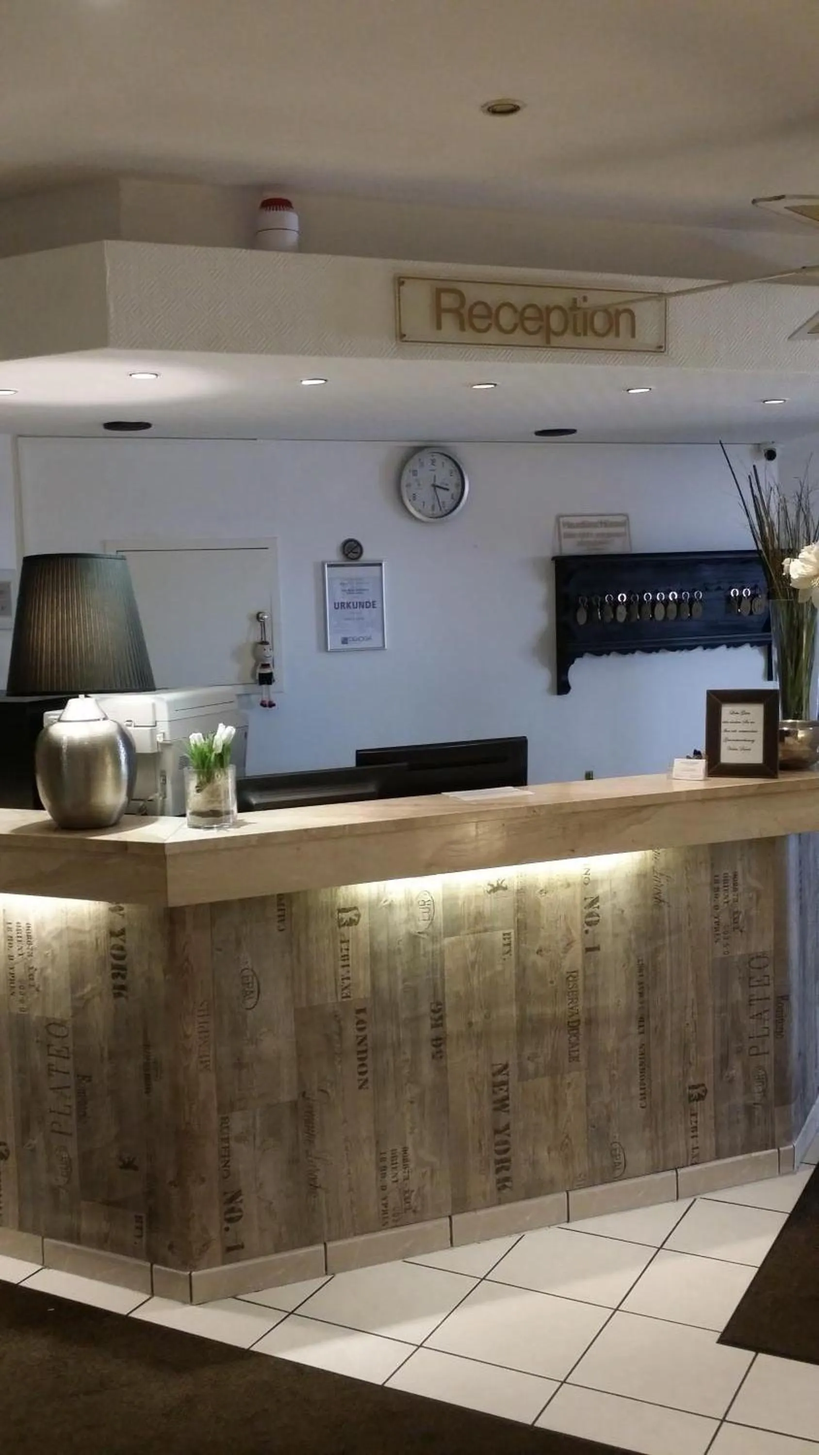 Lobby or reception in Hotel am Stadion