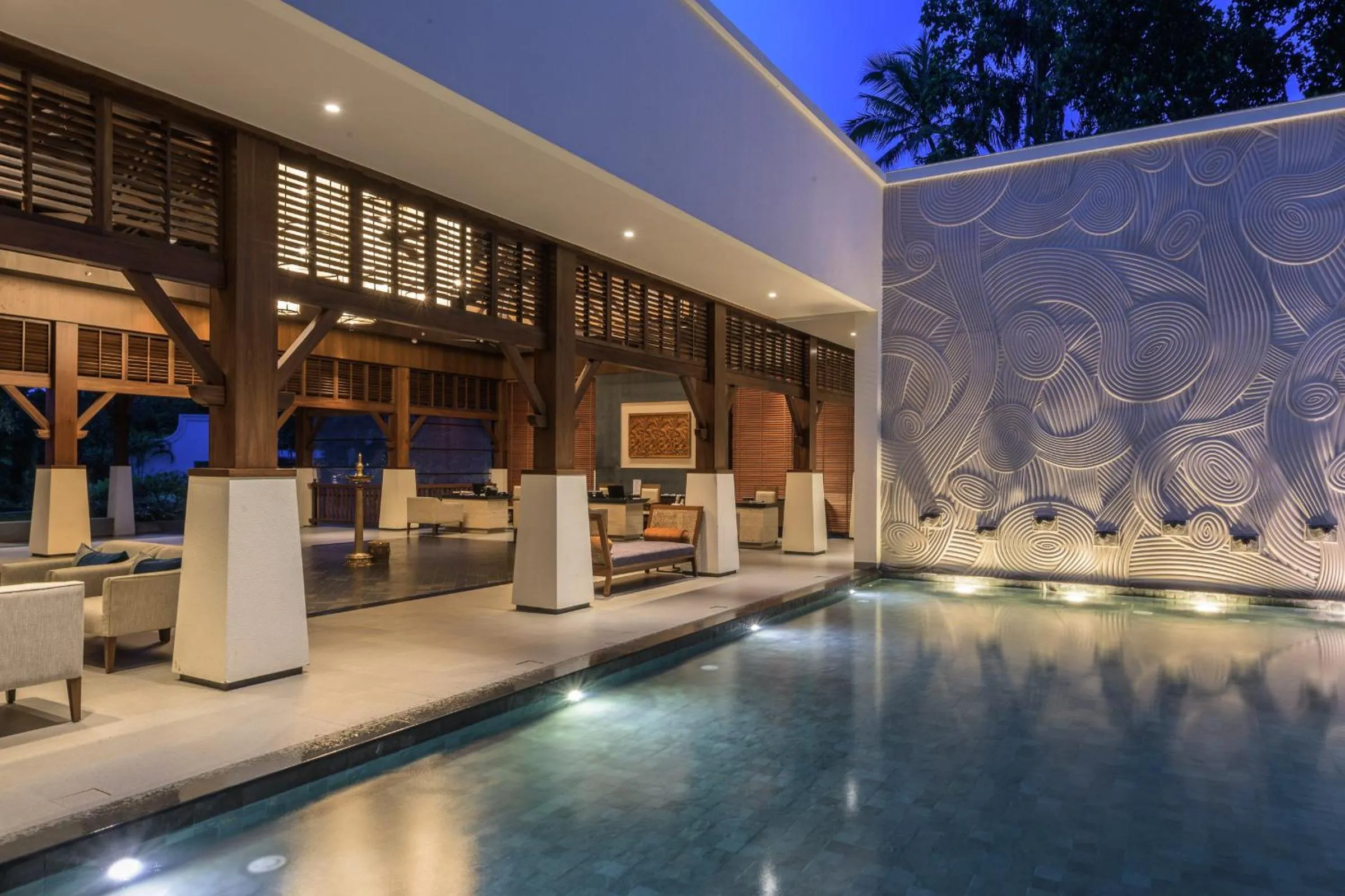 Lobby or reception in Club Mahindra Ashtamudi