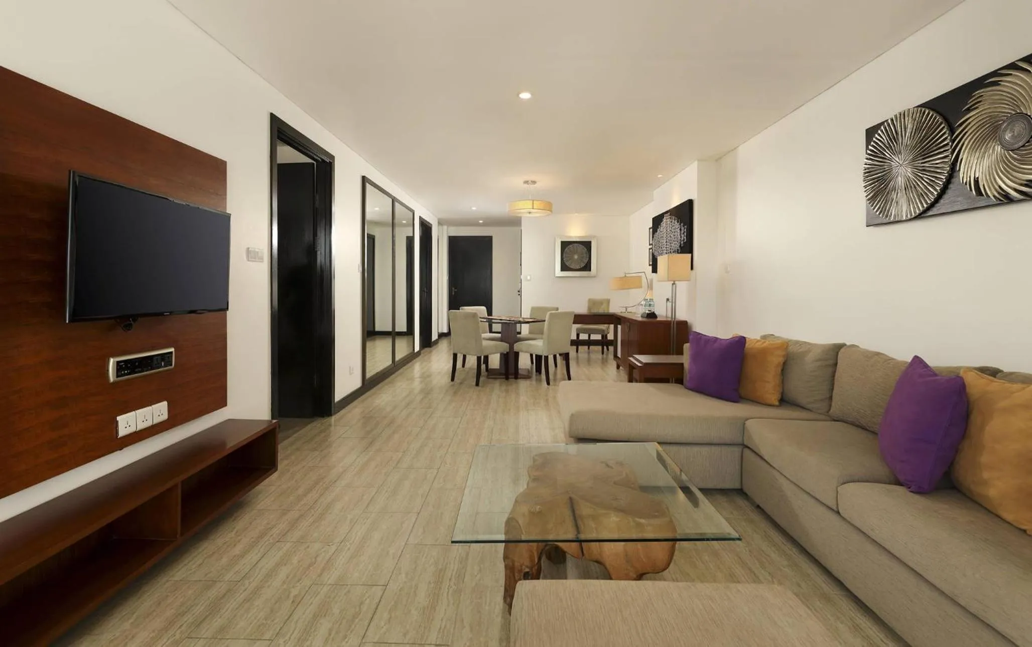 Living room in Lv8 Resort Hotel