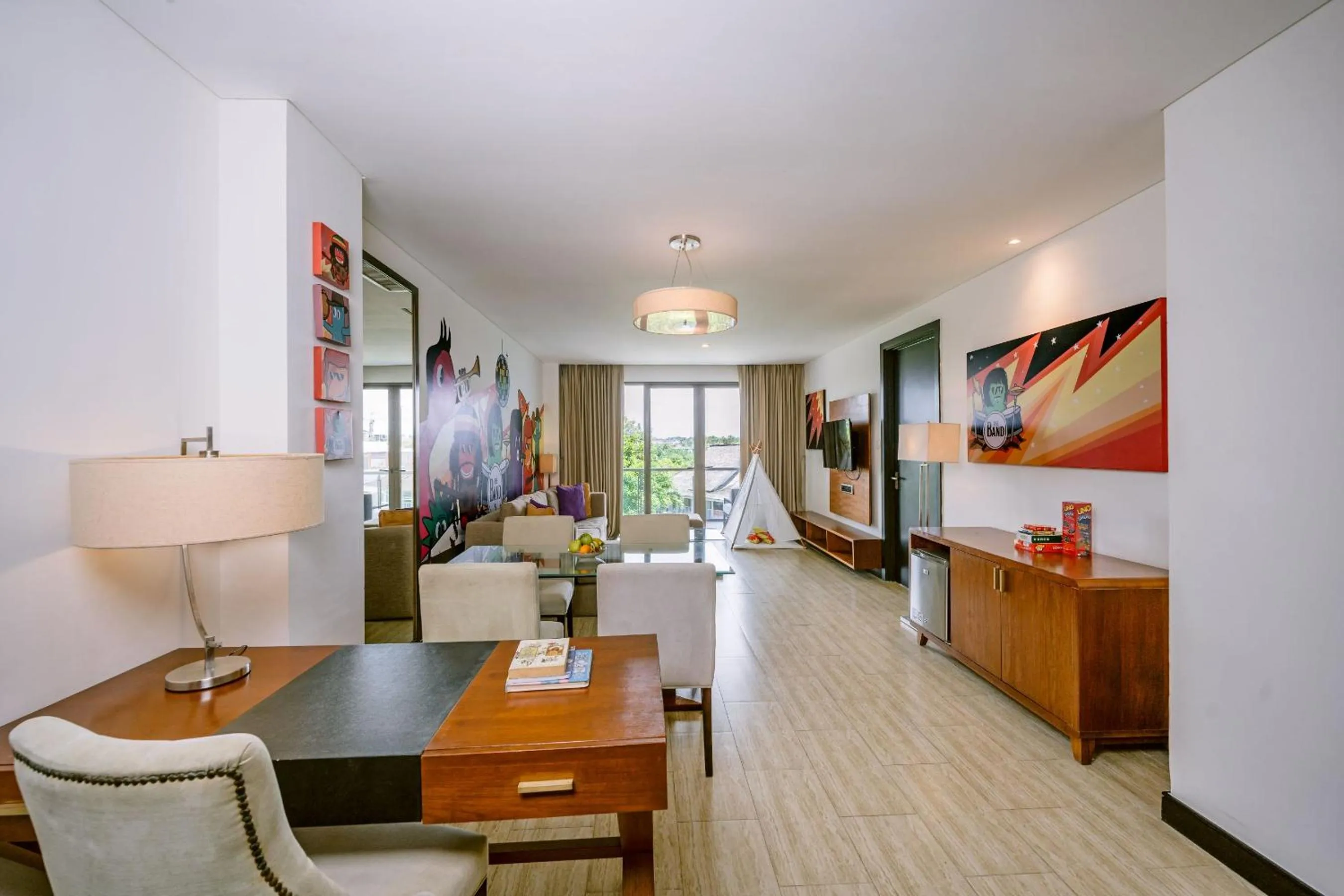 Living room in Lv8 Resort Hotel