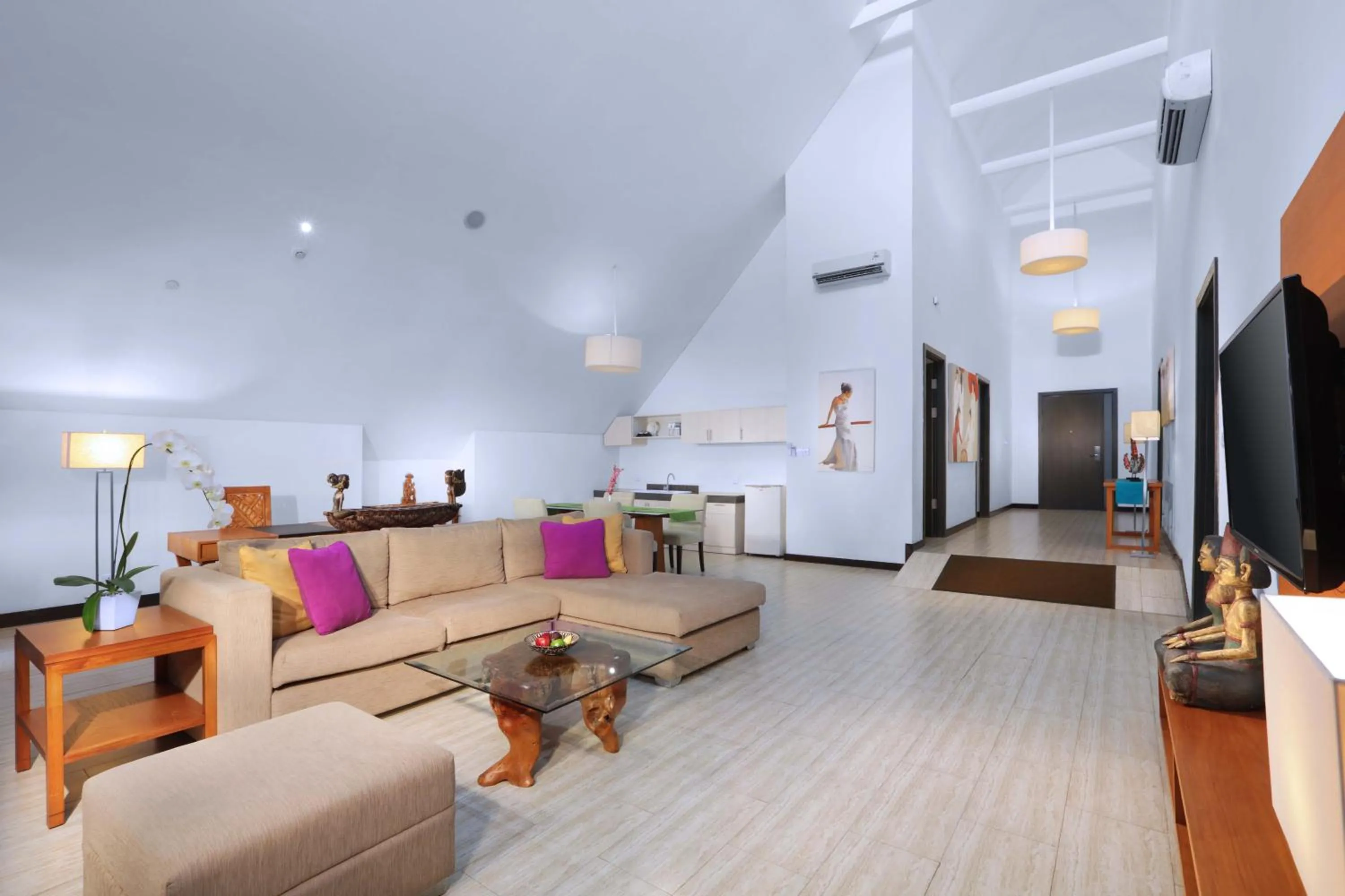 Living room in Lv8 Resort Hotel