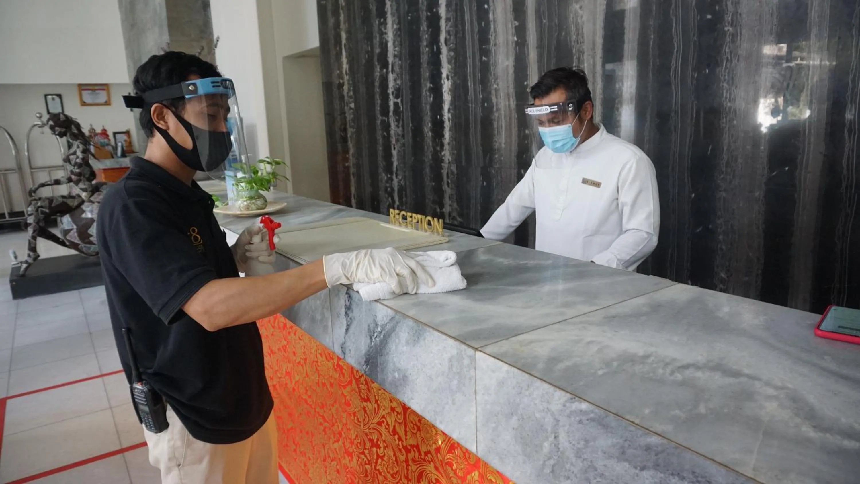 People in Lv8 Resort Hotel