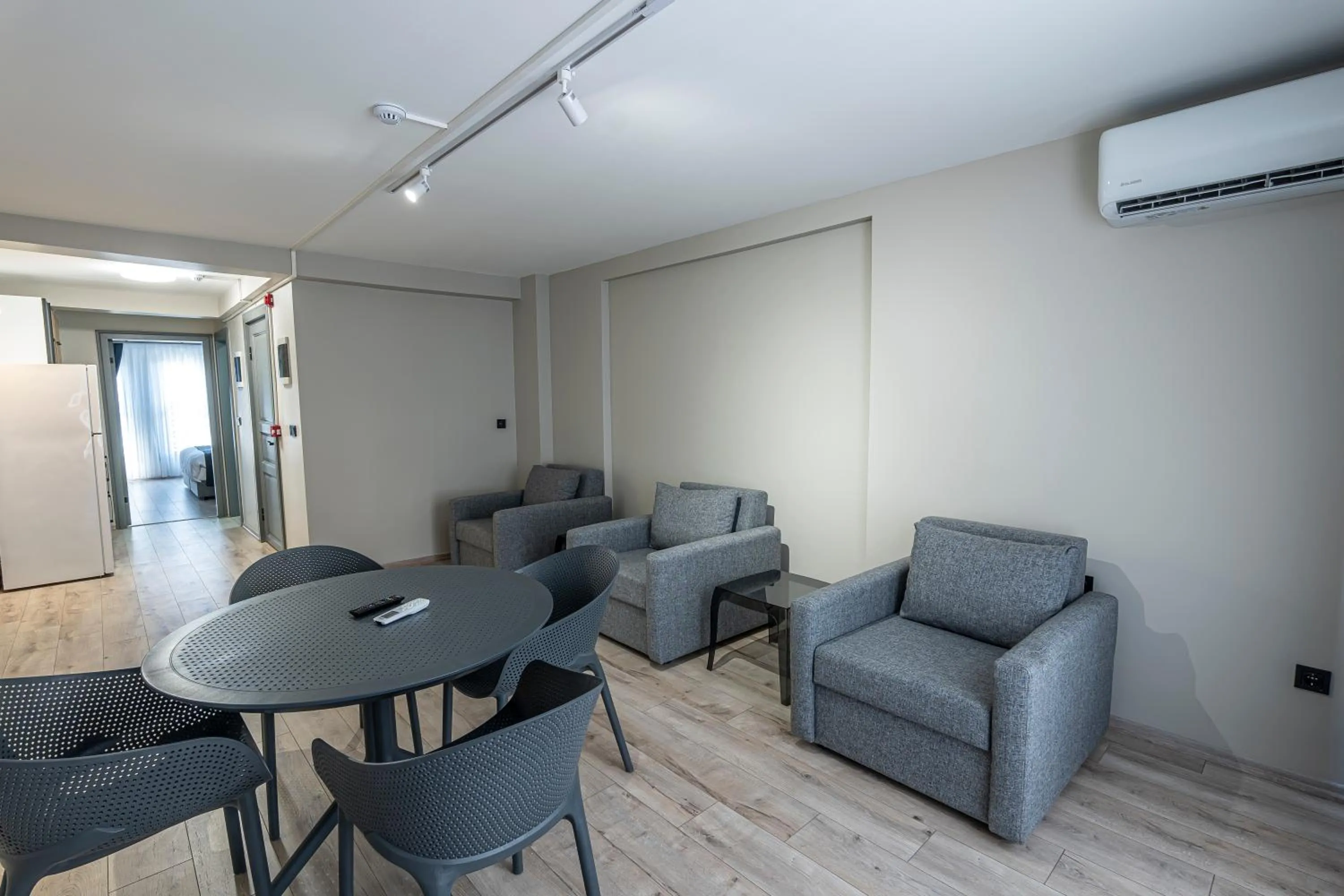 Seating area in Calanthe Residence