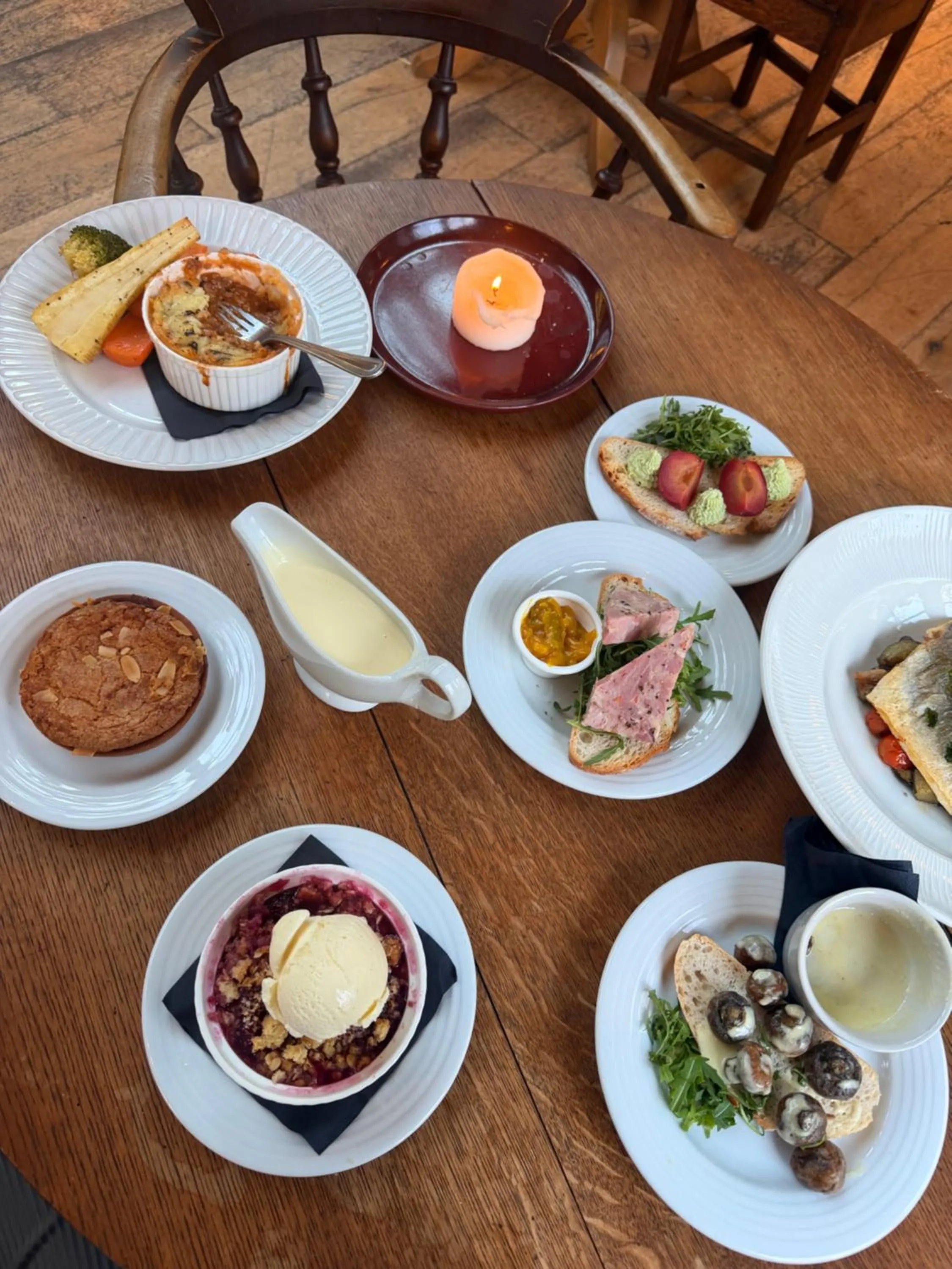 Restaurant/places to eat in The Farmhouse at Bodnant Welsh Food