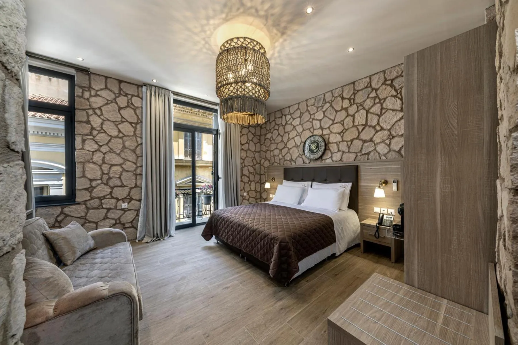 Bedroom, Bed in Athens Manor Houses