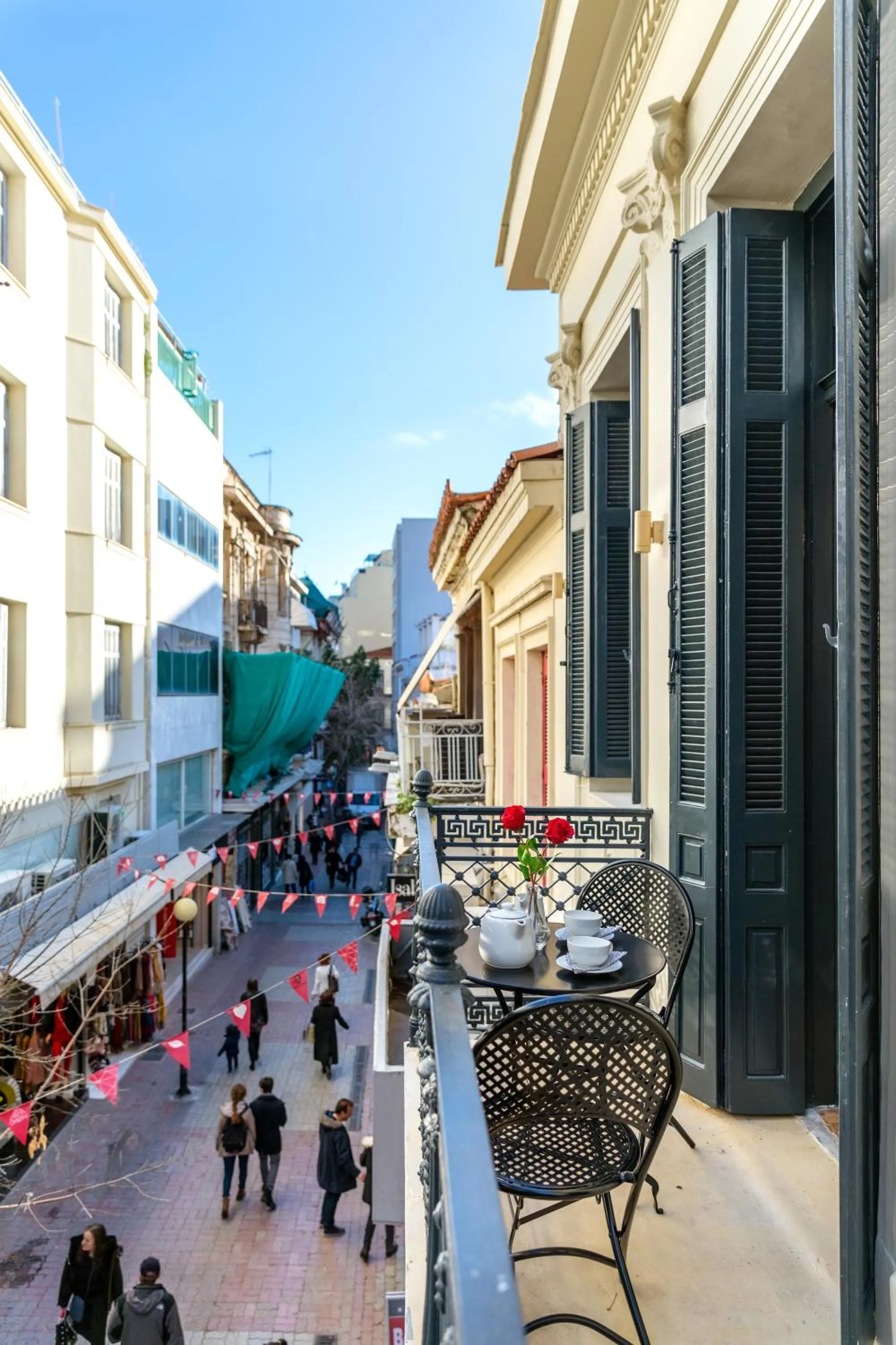 Balcony/Terrace in Athens Manor Houses
