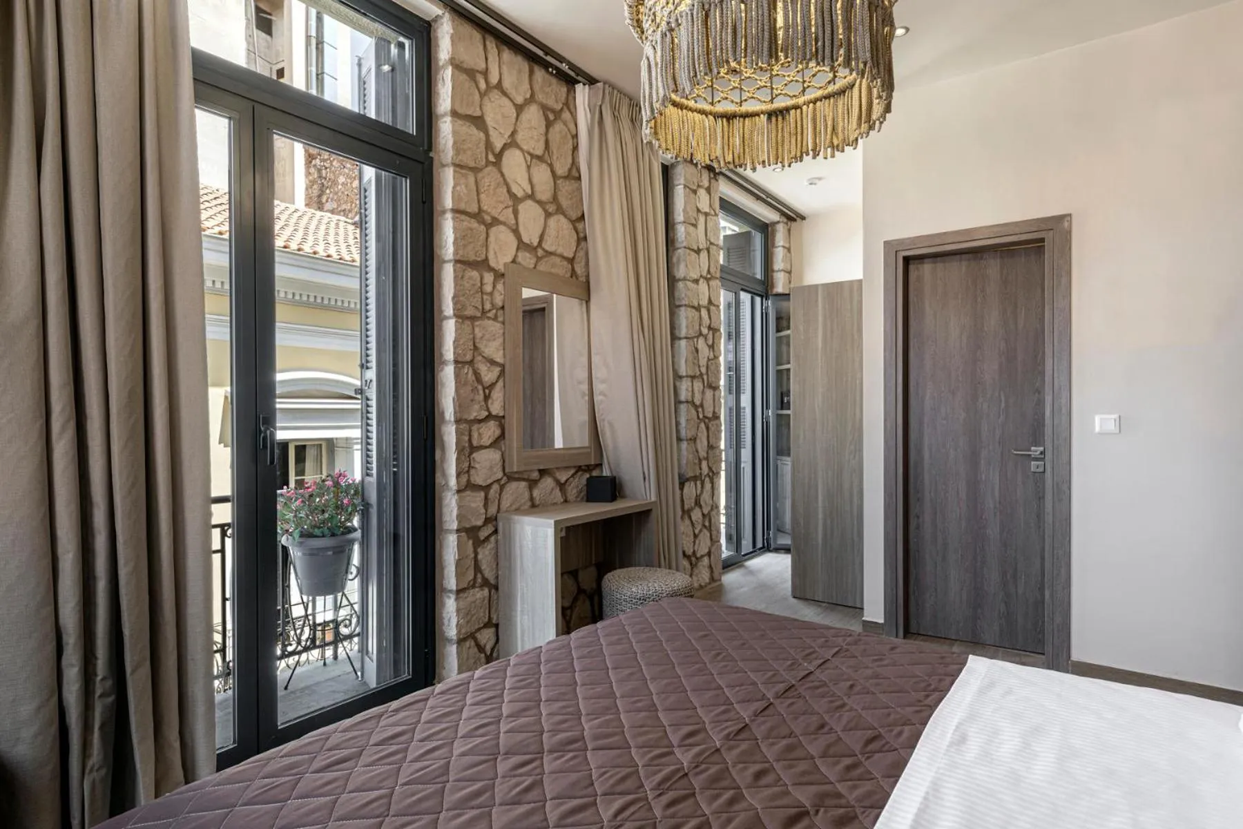 Bedroom, Bed in Athens Manor Houses