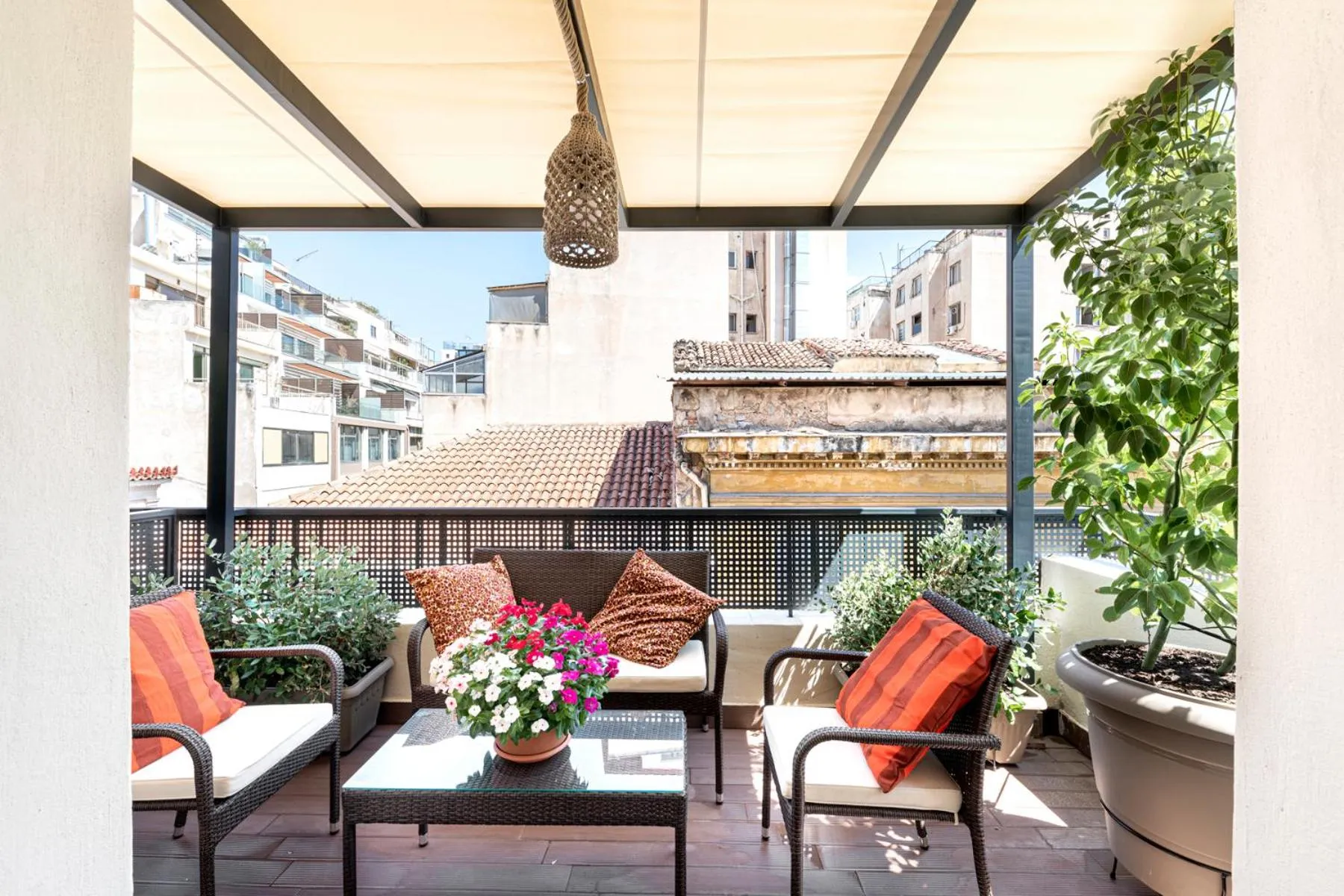 Balcony/Terrace in Athens Manor Houses