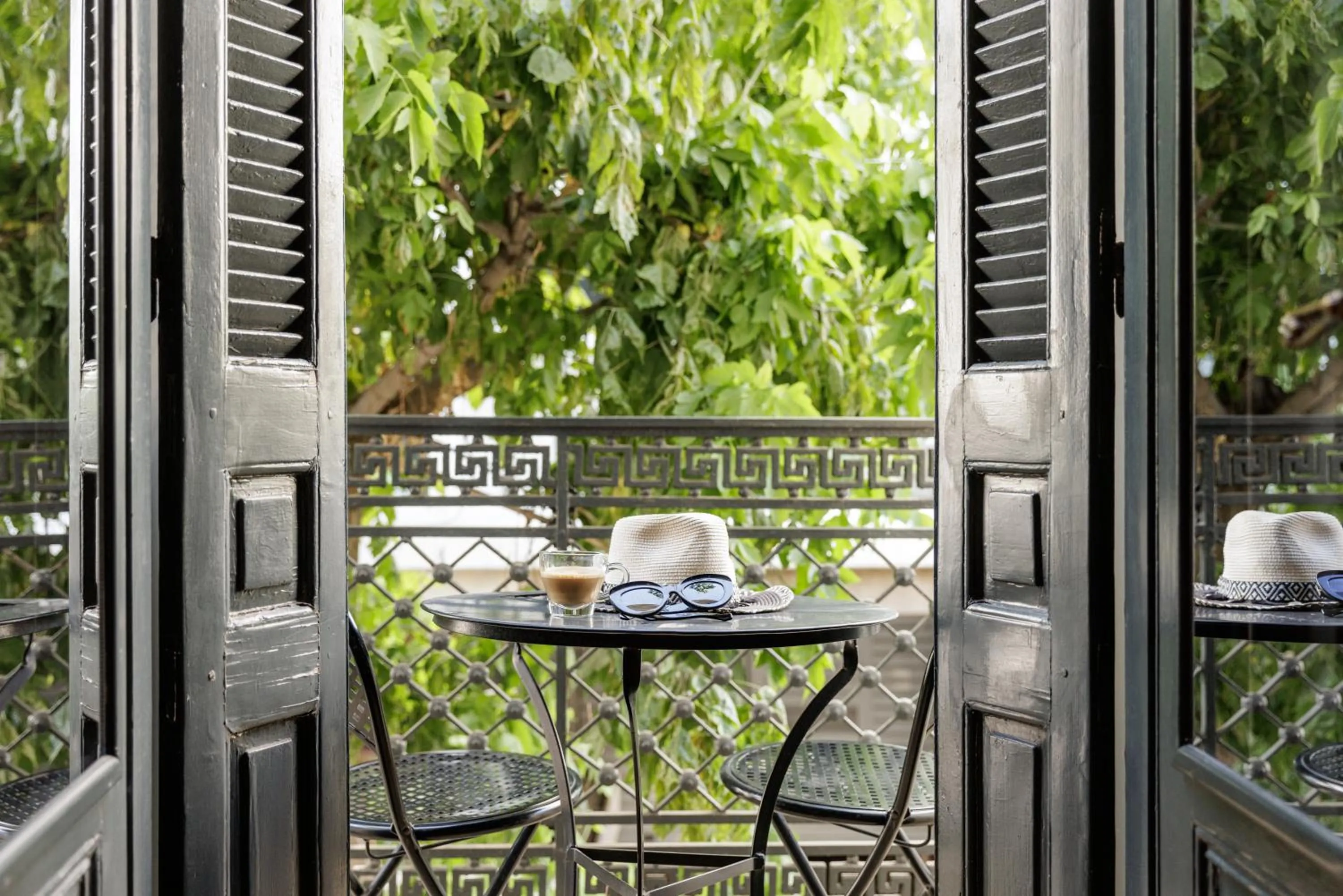 Balcony/Terrace in Athens Manor Houses