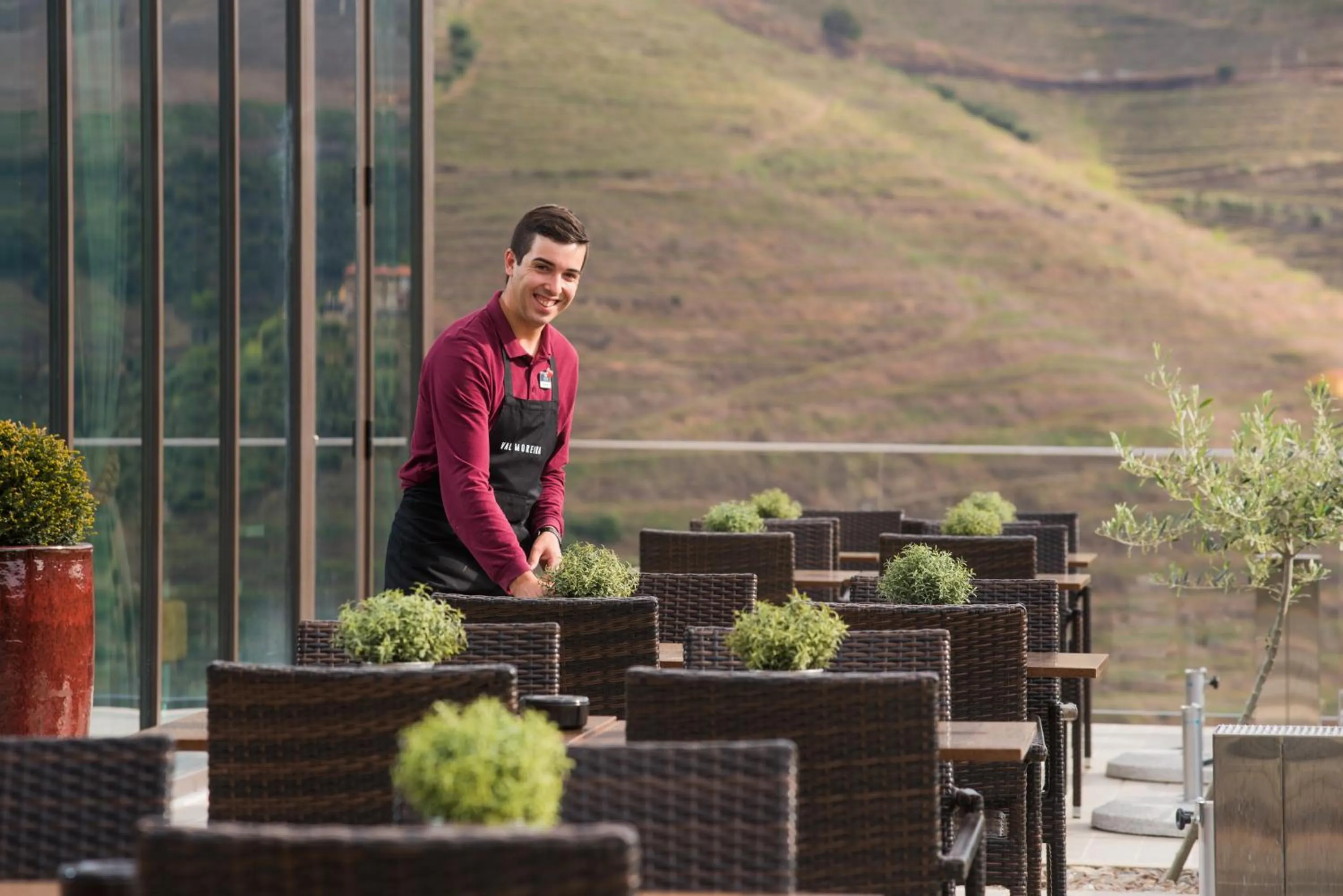 Patio in Vila Gale Douro Vineyards