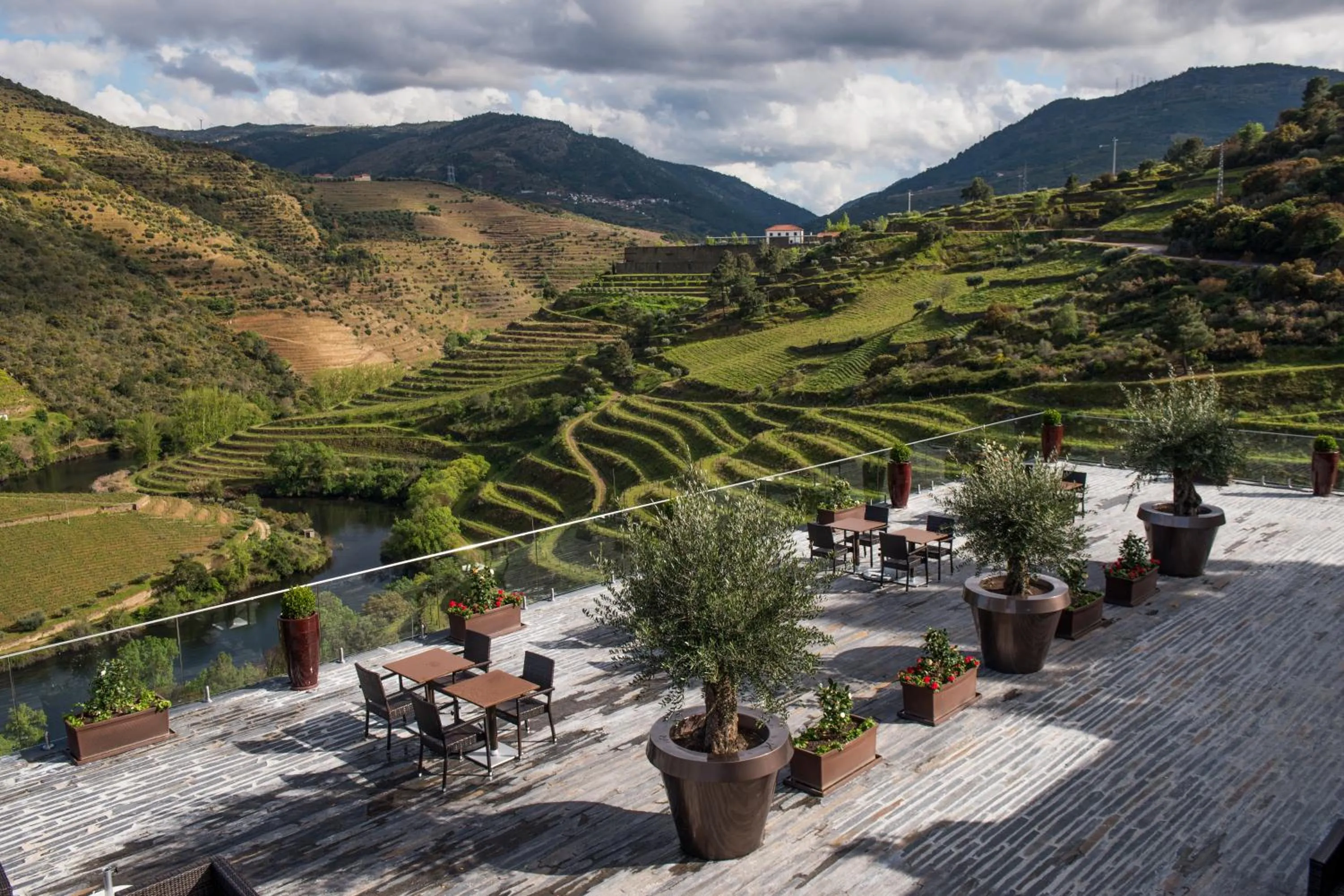 Patio in Vila Gale Douro Vineyards