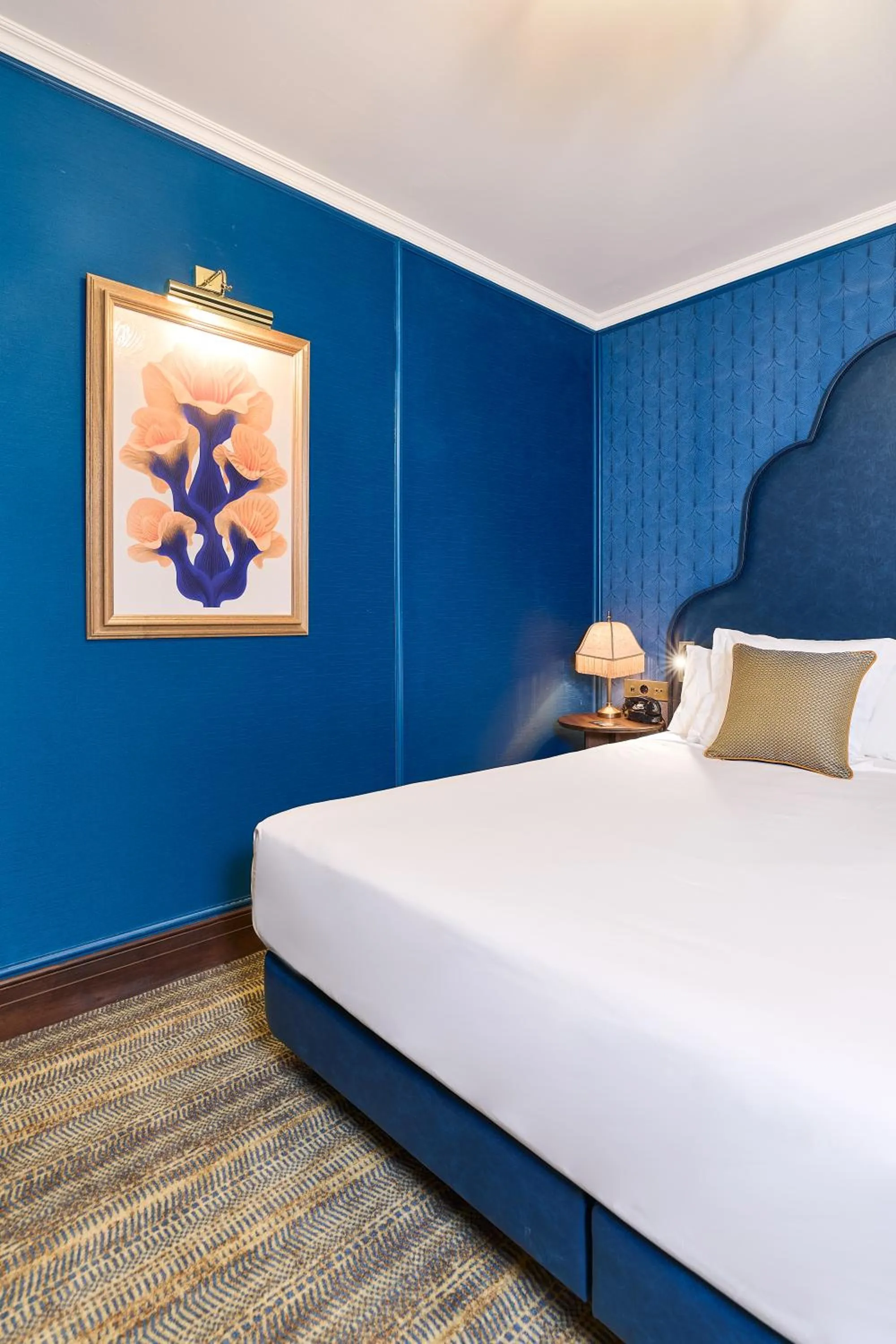 Bed in Hotel España Ramblas