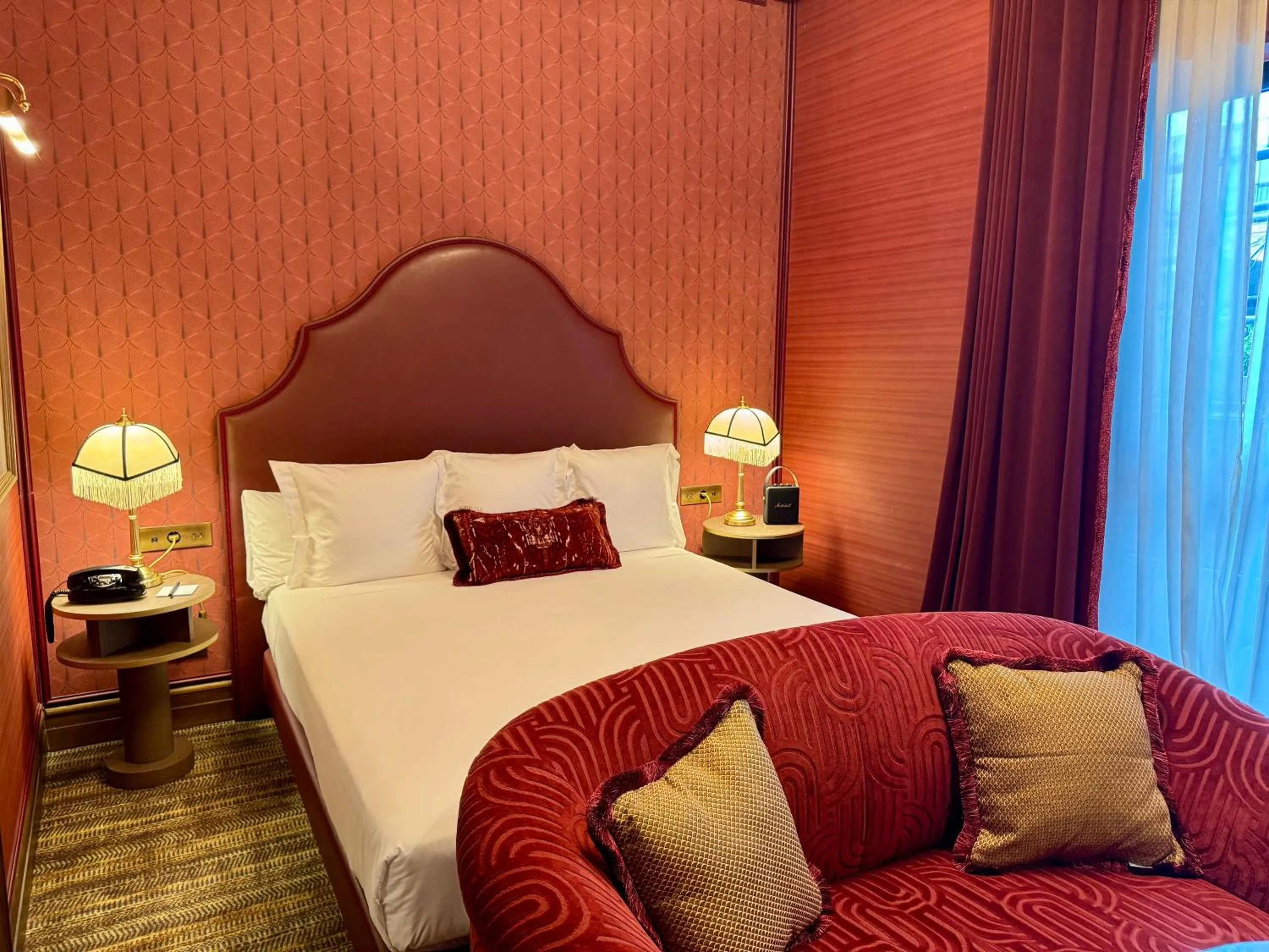 Bed in Hotel España Ramblas