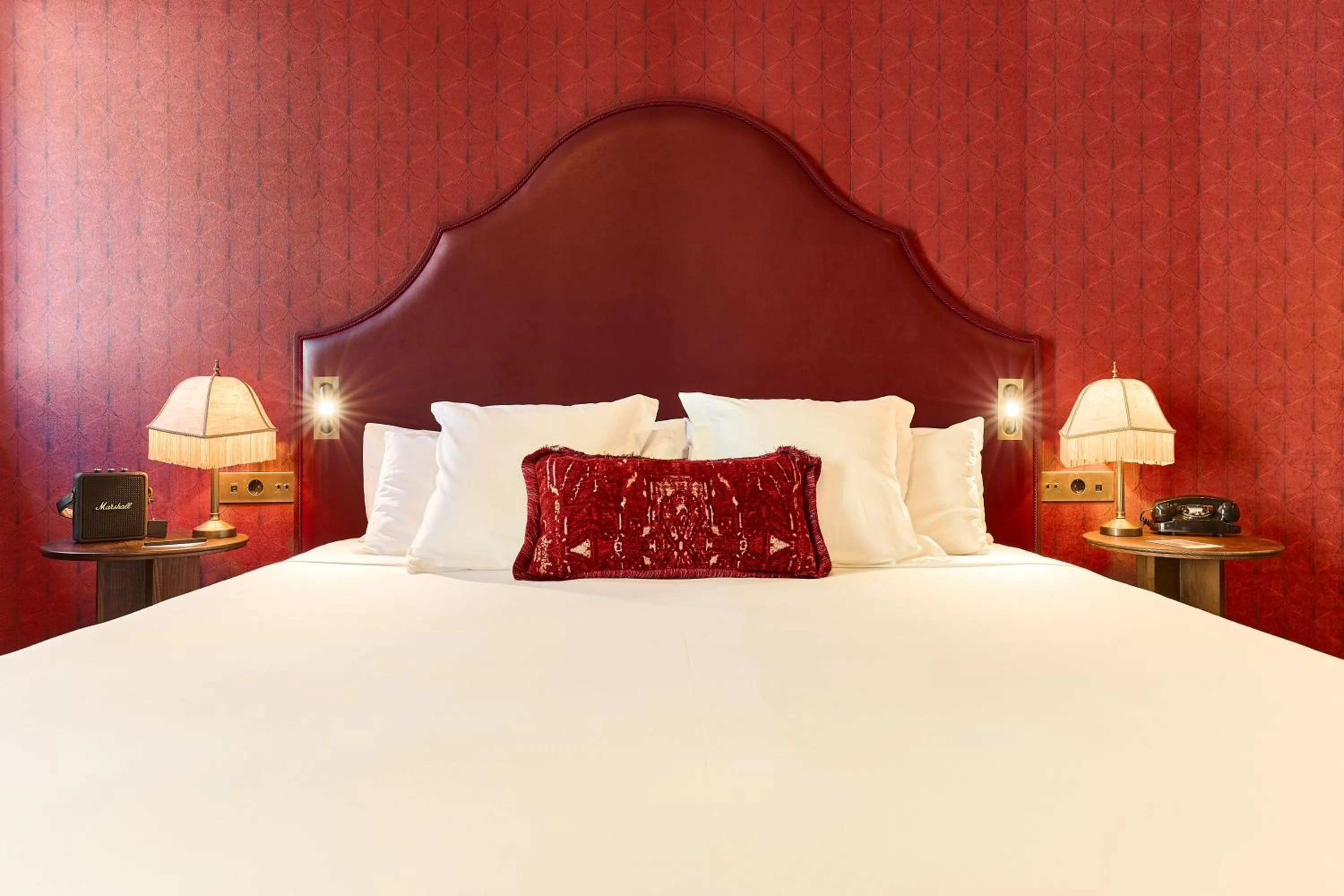 Bed in Hotel España Ramblas