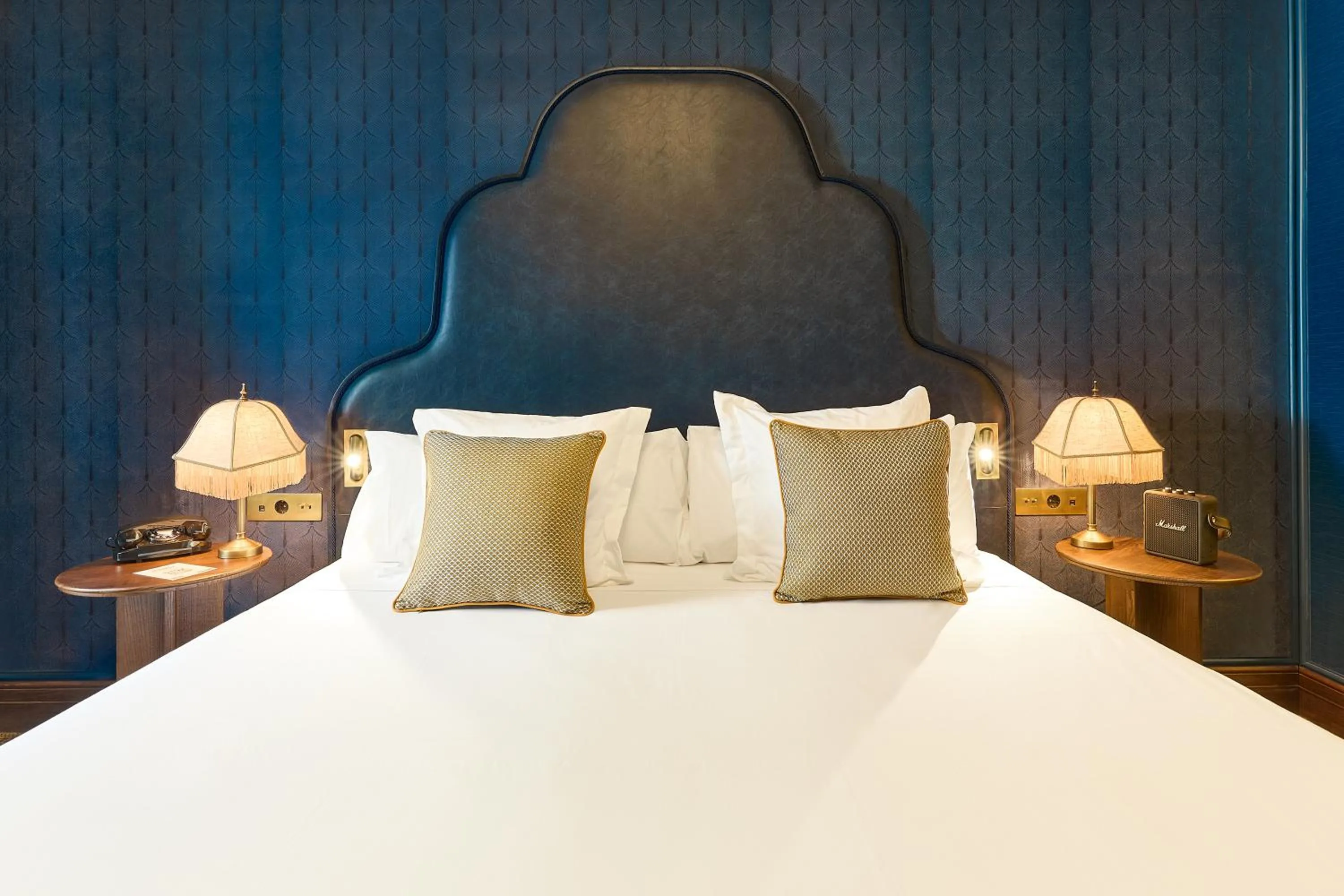 Bed in Hotel España Ramblas