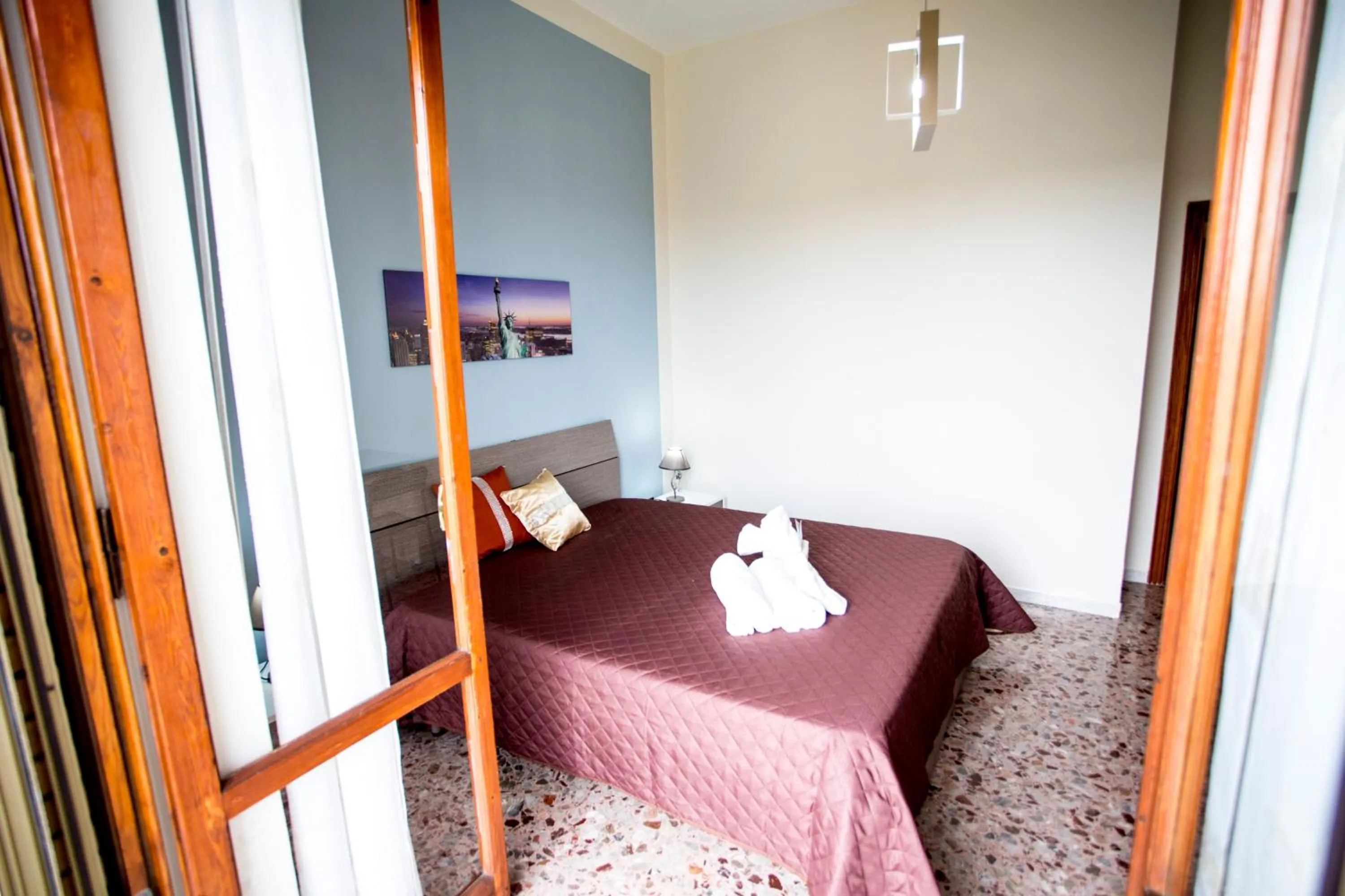 Bedroom, Bed in B&B L'Aurora CAPUA