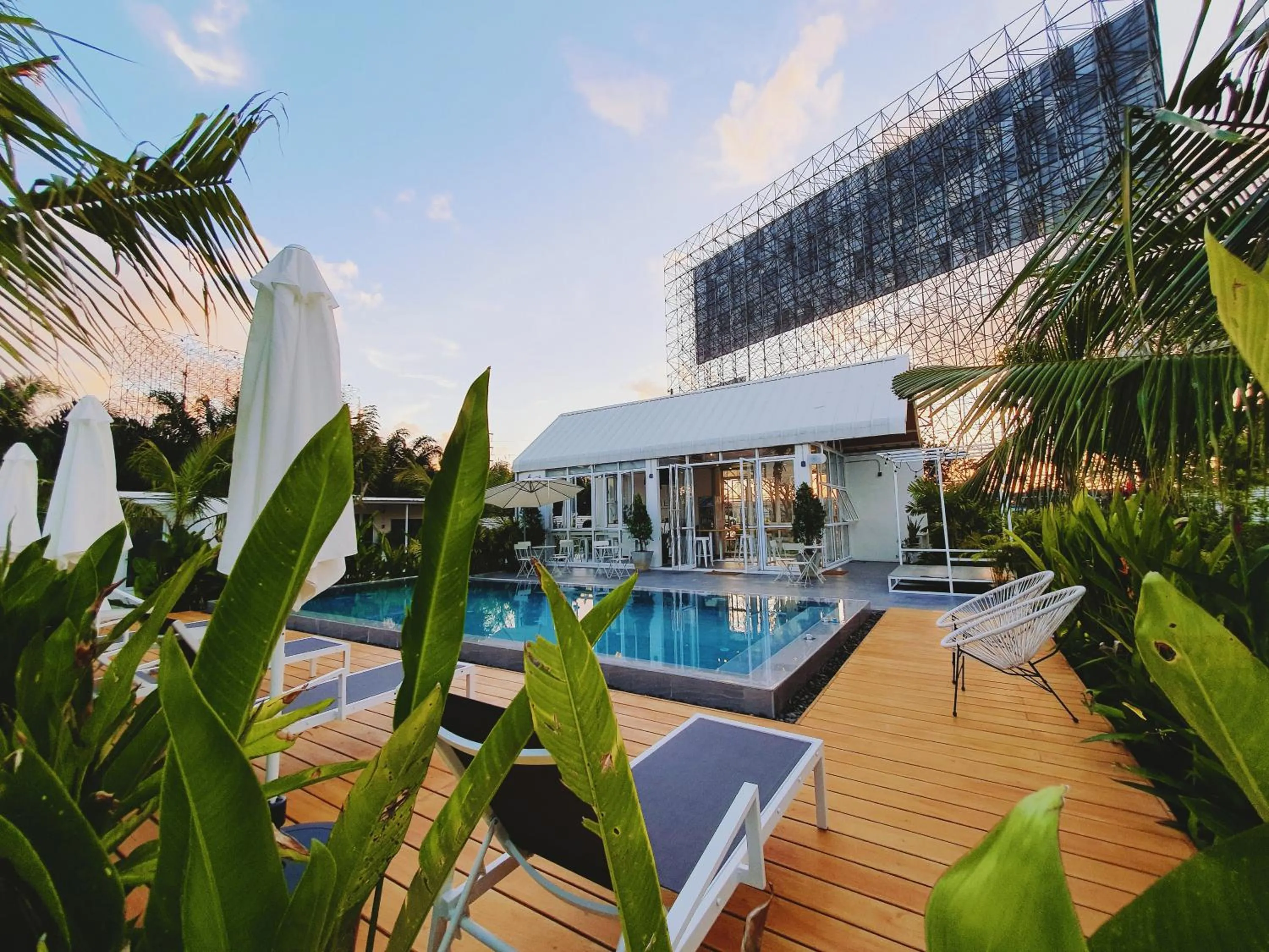 Pool view in MEET Boutique Resort