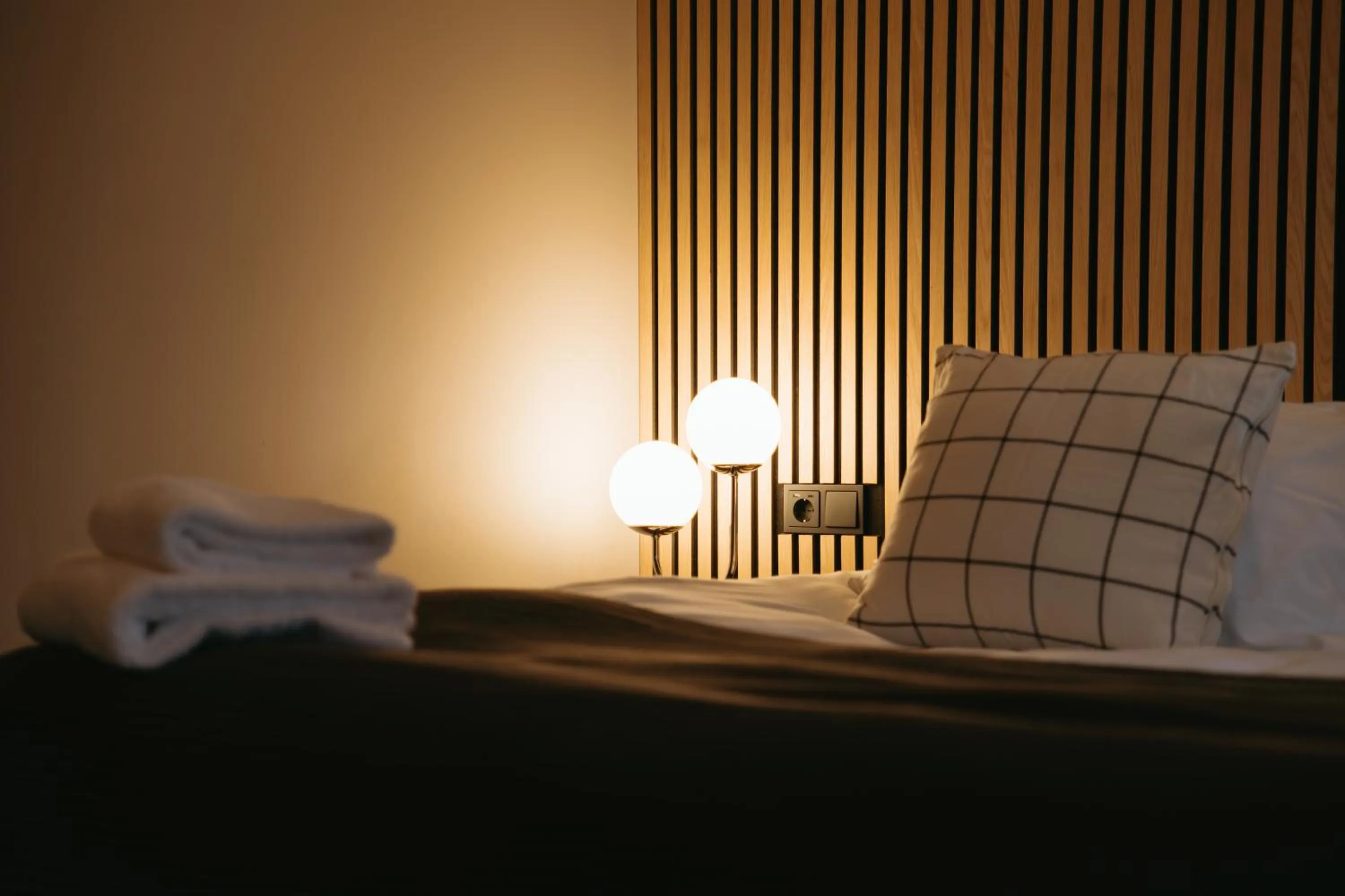 Decorative detail, Bed in Hotel Vík í Mýrdal