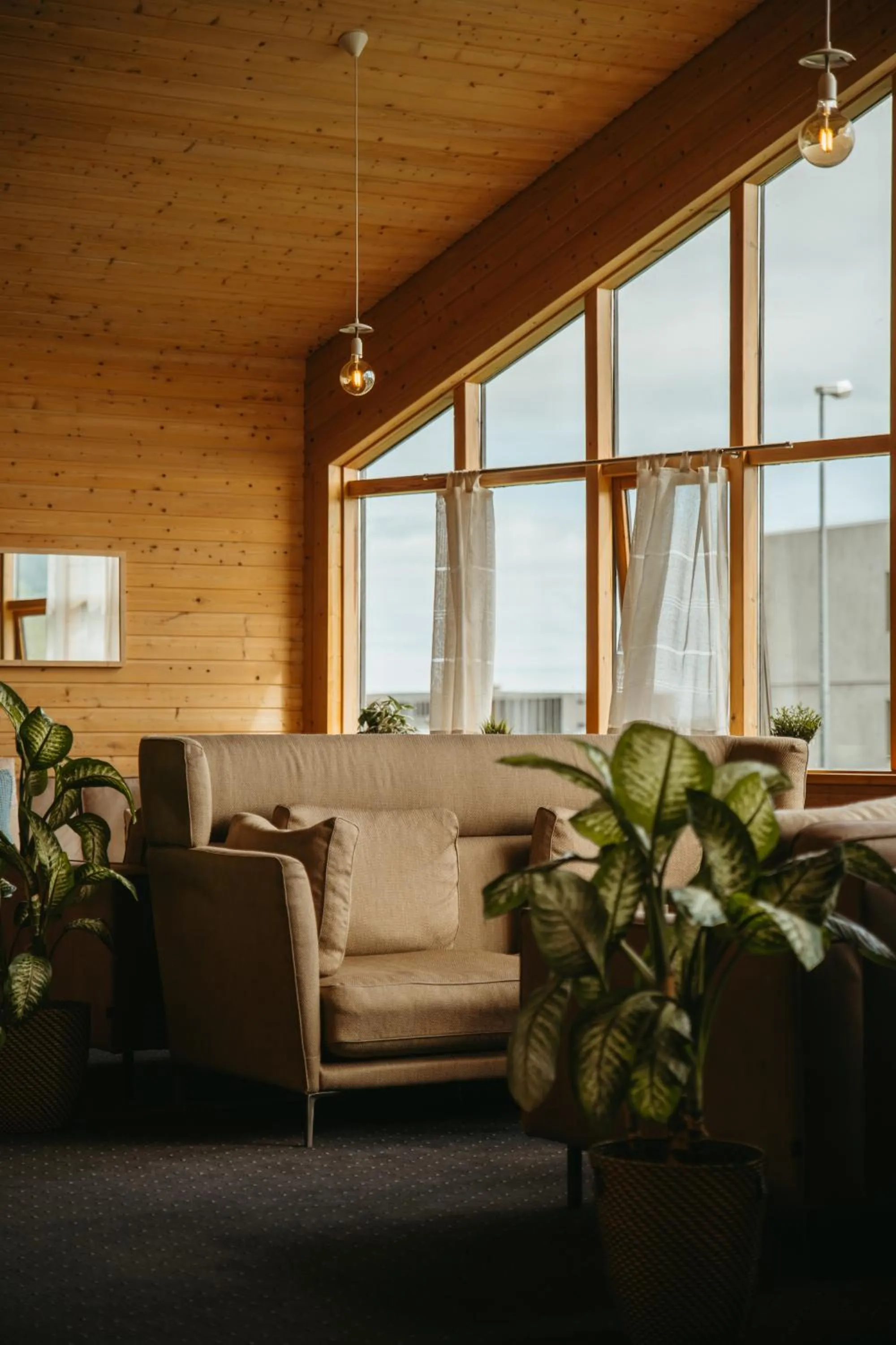 Seating area in Hotel Vík í Mýrdal