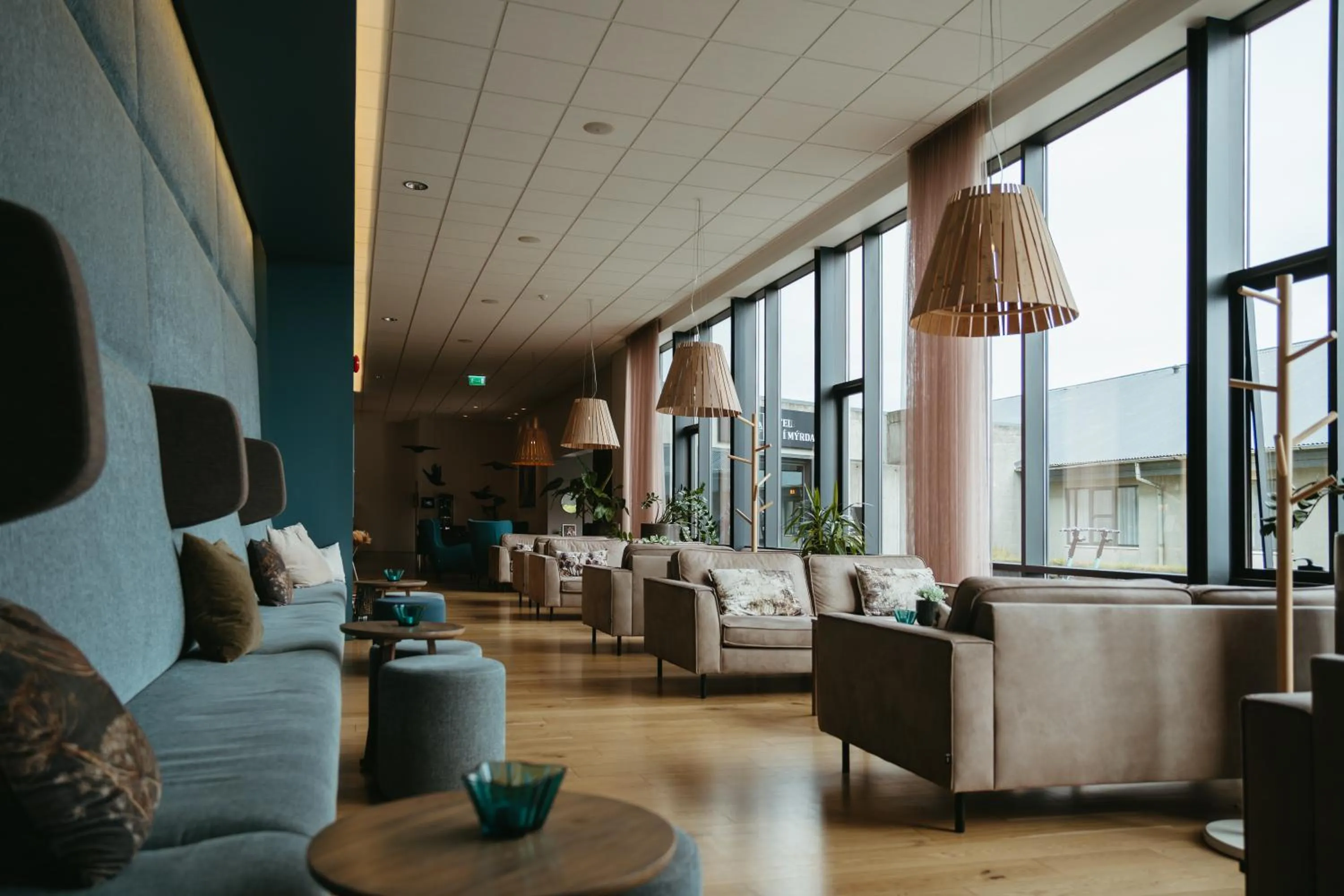Seating area in Hotel Vík í Mýrdal
