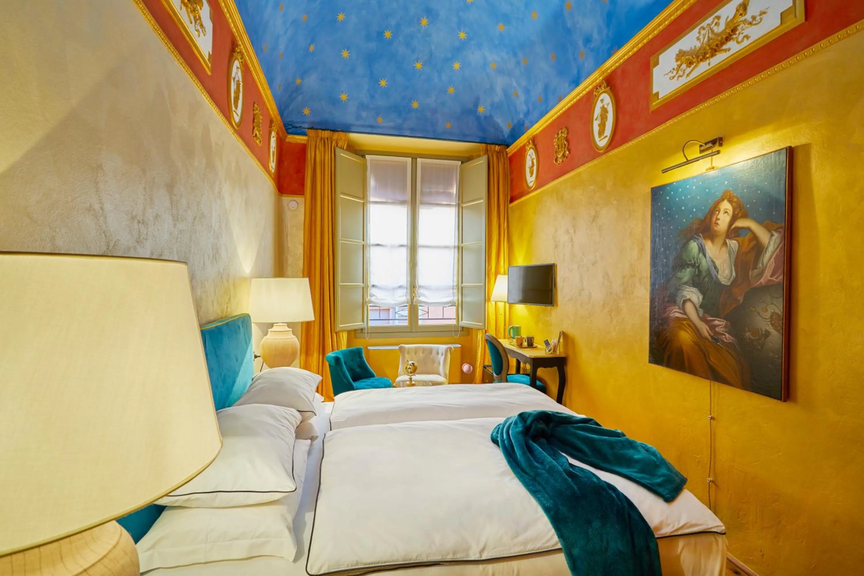 Bedroom, Bed in Palazzo di Alcina - Residenza d'Epoca - Luxury Rooms -