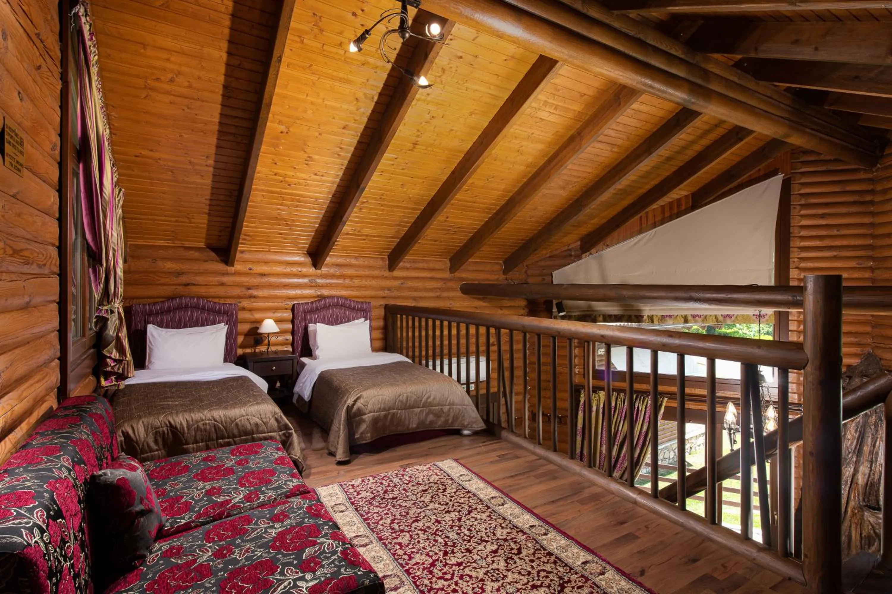 Bed in Natura Chalets